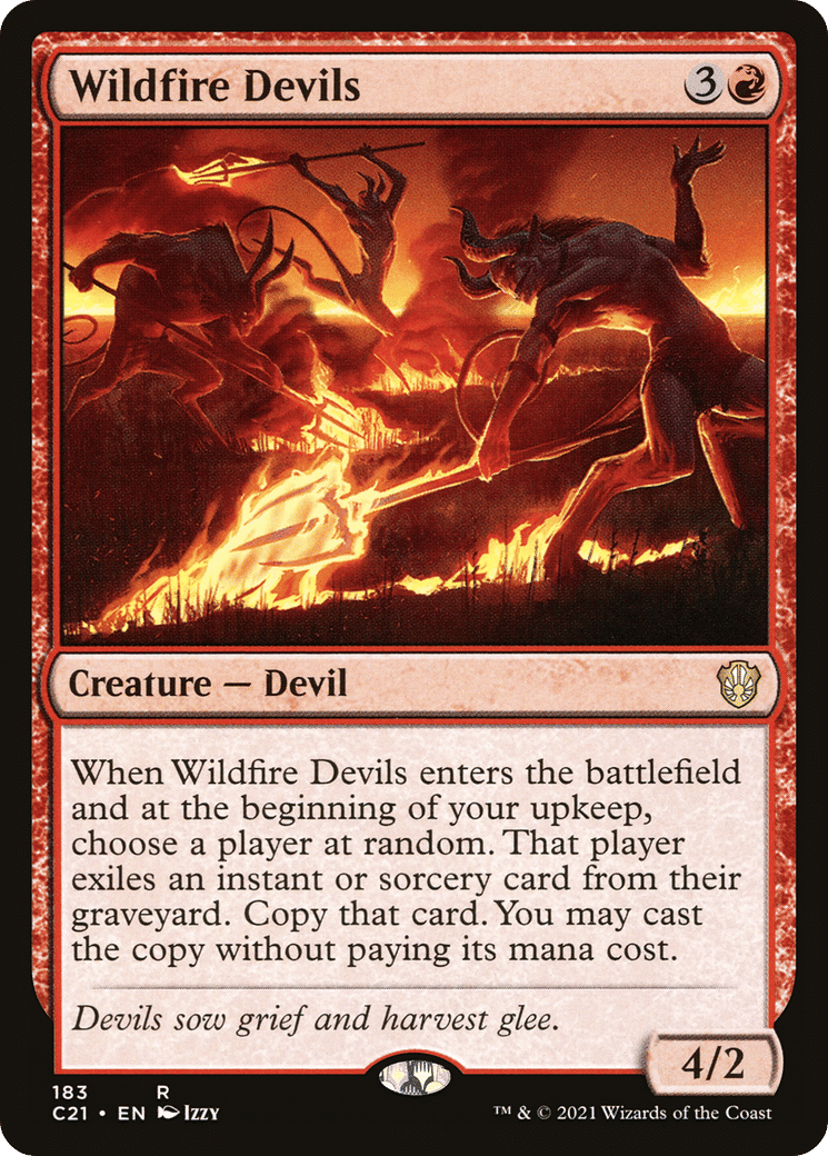 Wildfire Devils — Commander 2021 — Magic: The Gathering