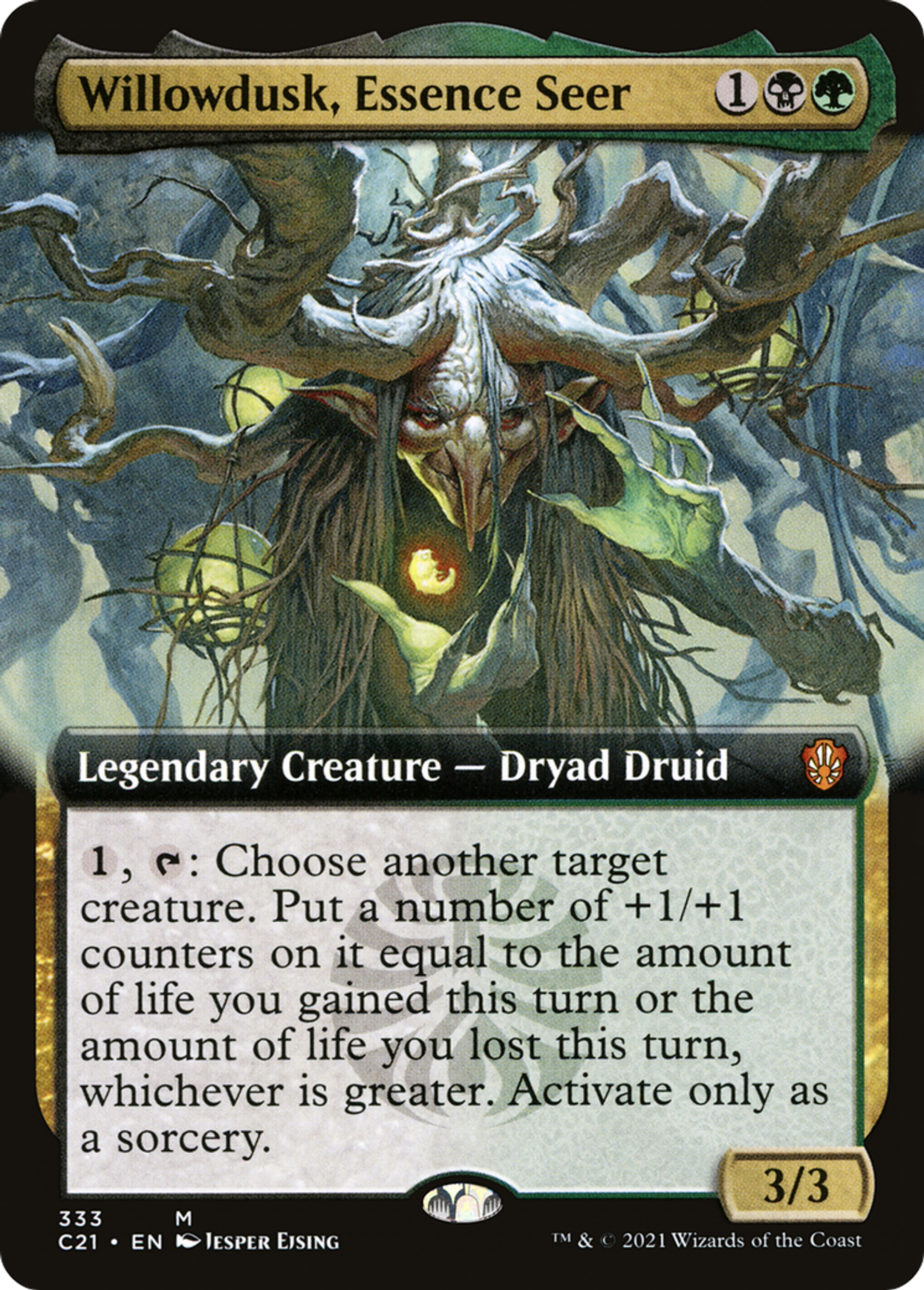 Willowdusk, Essence Seer — Commander 2021 — Magic: The Gathering