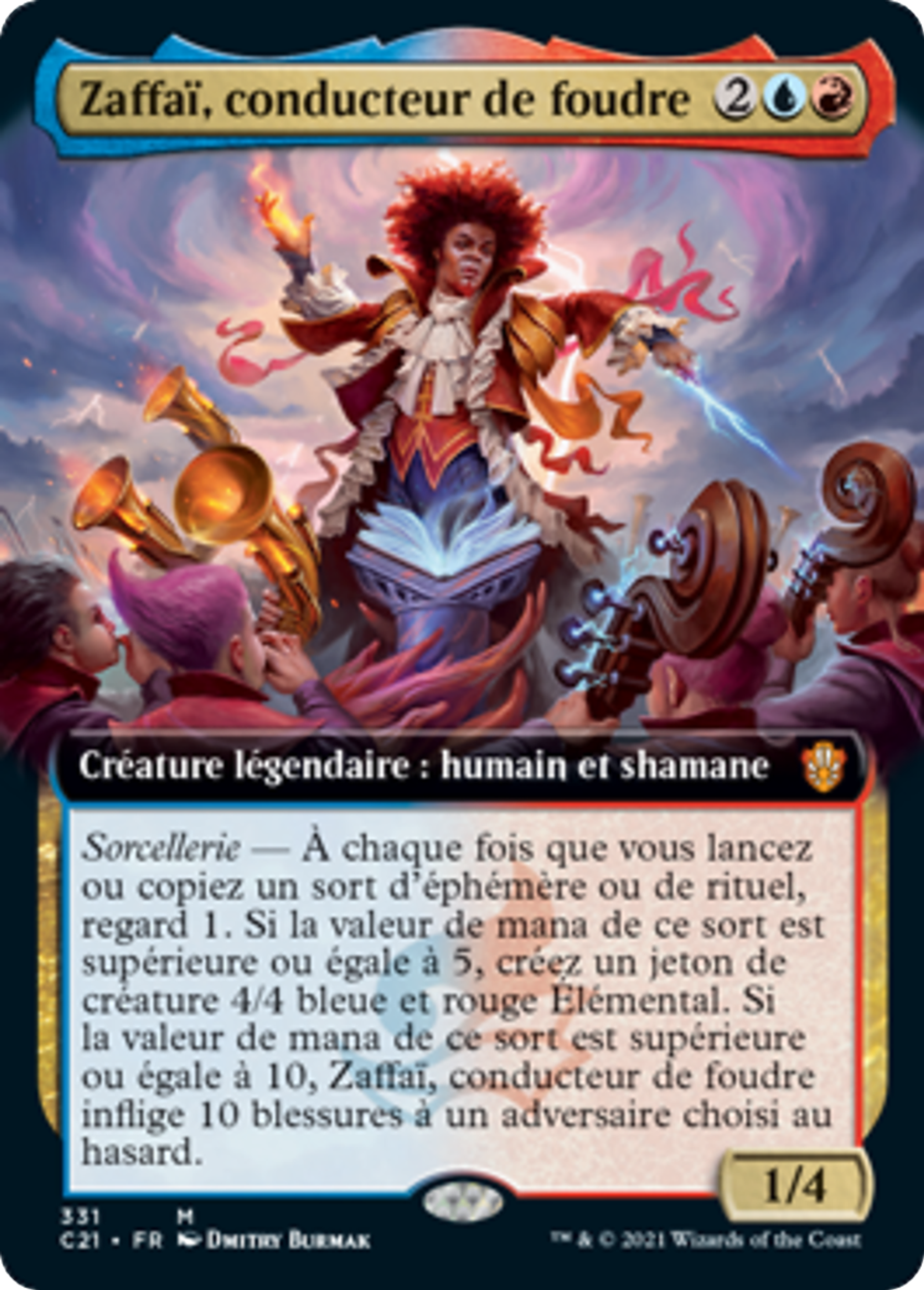 Zaffaï, conducteur de foudre — Commander 2021 — Magic: The Gathering