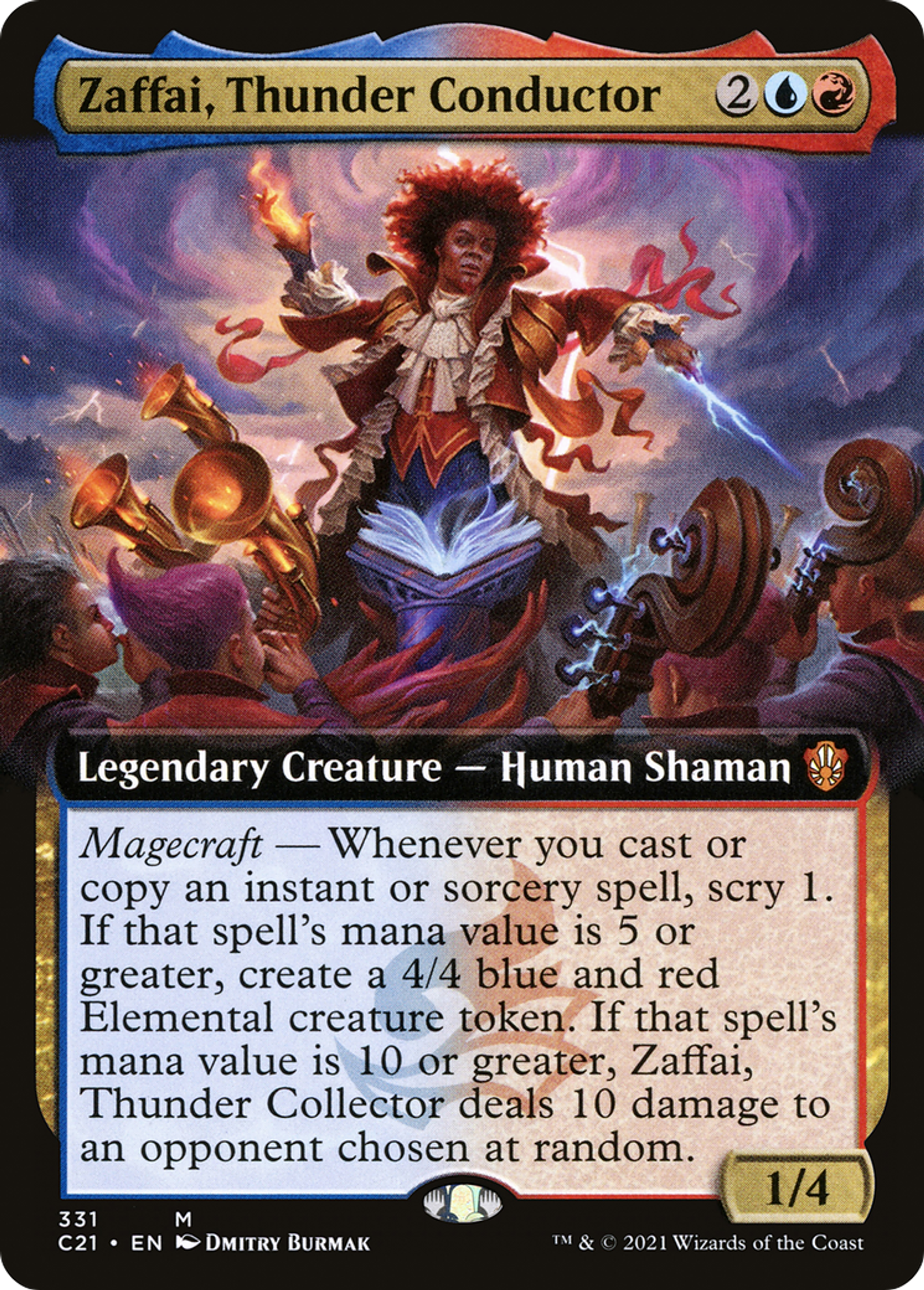 Zaffai, Thunder Conductor — Commander 2021 — Magic: The Gathering