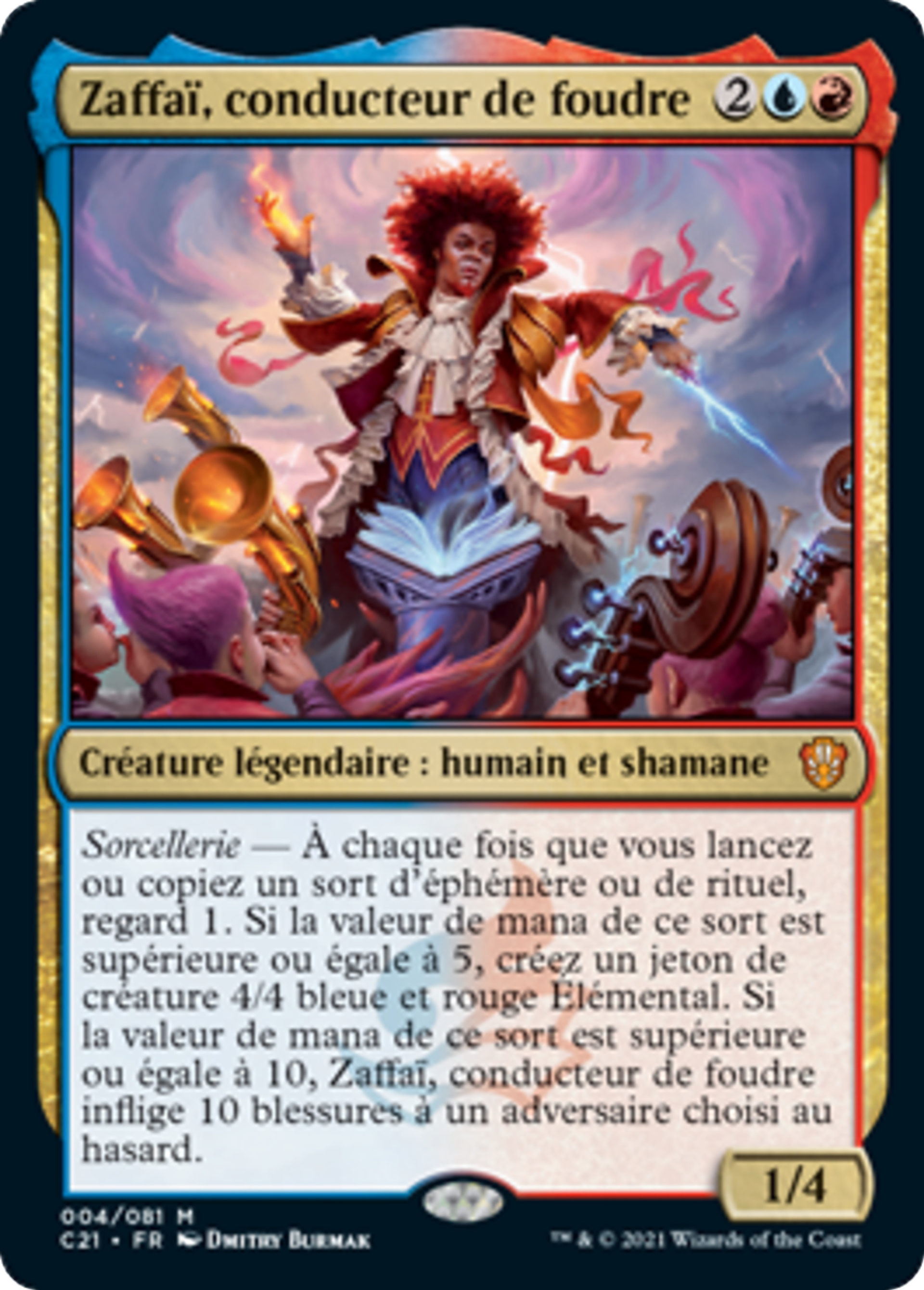 Zaffaï, conducteur de foudre — Commander 2021 — Magic: The Gathering