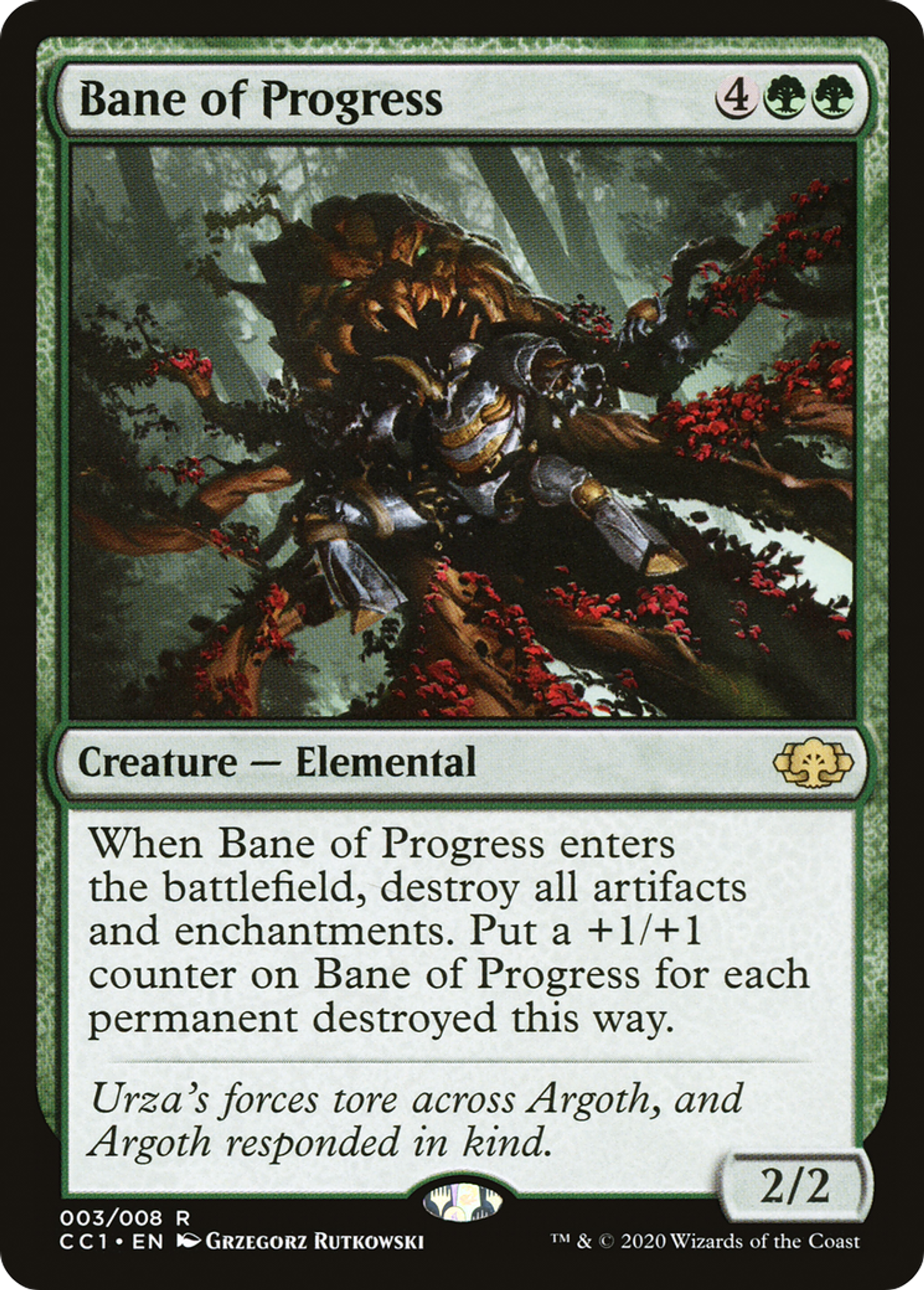 Bane of Progress — Commander Collection: Green — Magic: The Gathering