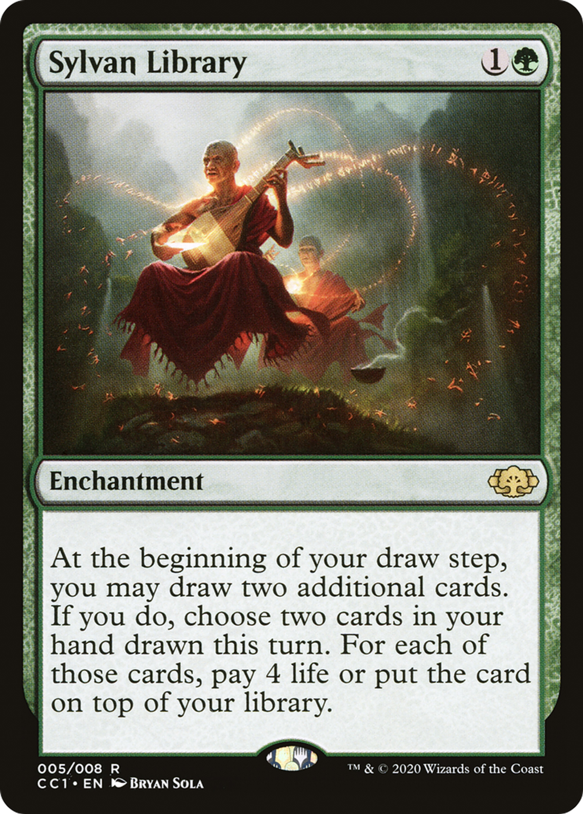 Sylvan Library — Commander Collection: Green — Magic: The Gathering