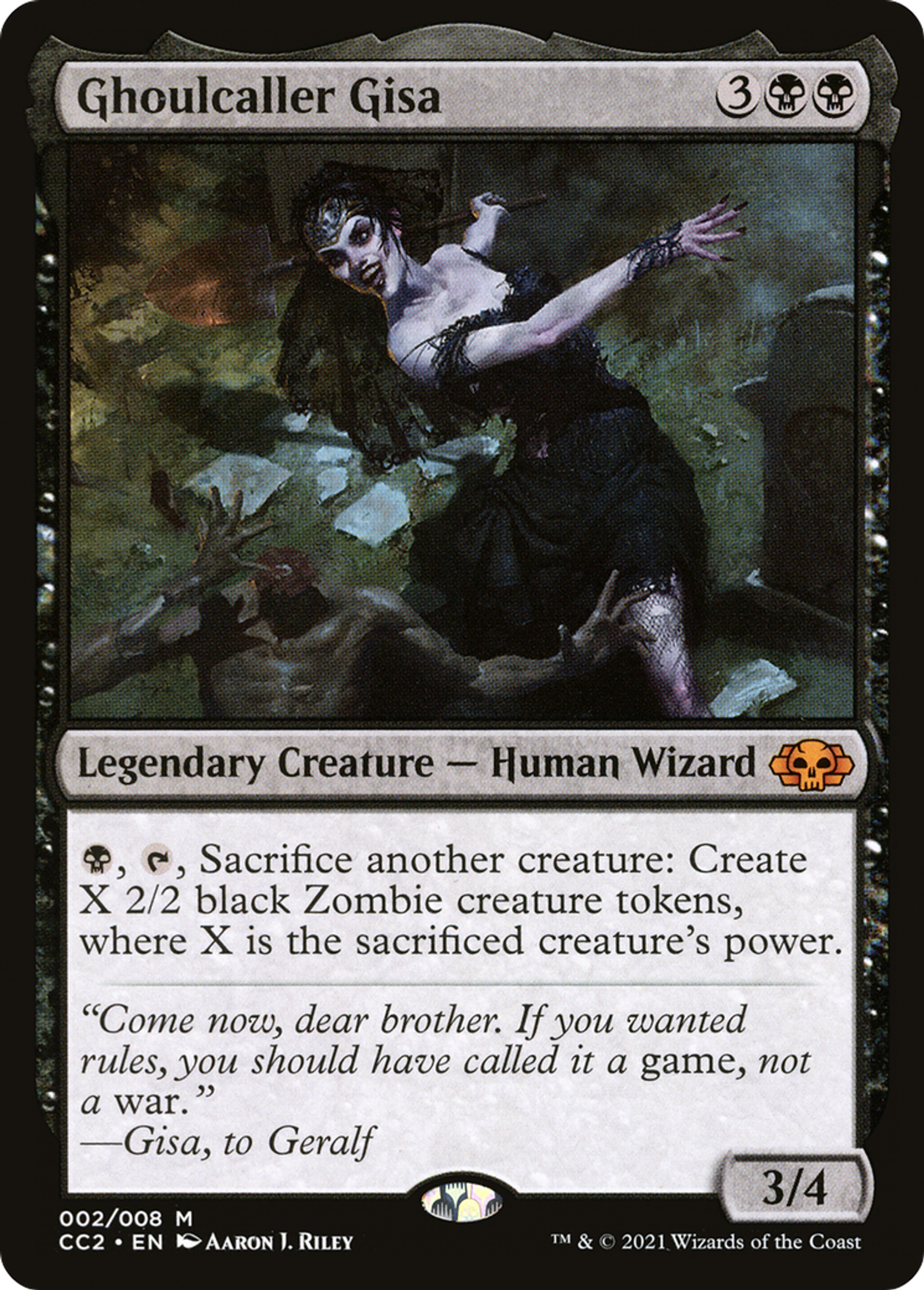 Ghoulcaller Gisa — Commander Collection: Black — Magic: The Gathering