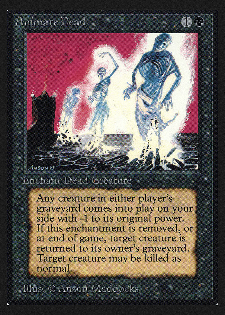 Animate Dead — Collectors' Edition — Magic: The Gathering