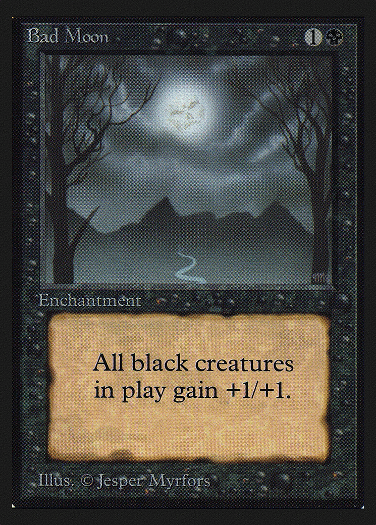 Bad Moon — Collectors' Edition — Magic: The Gathering