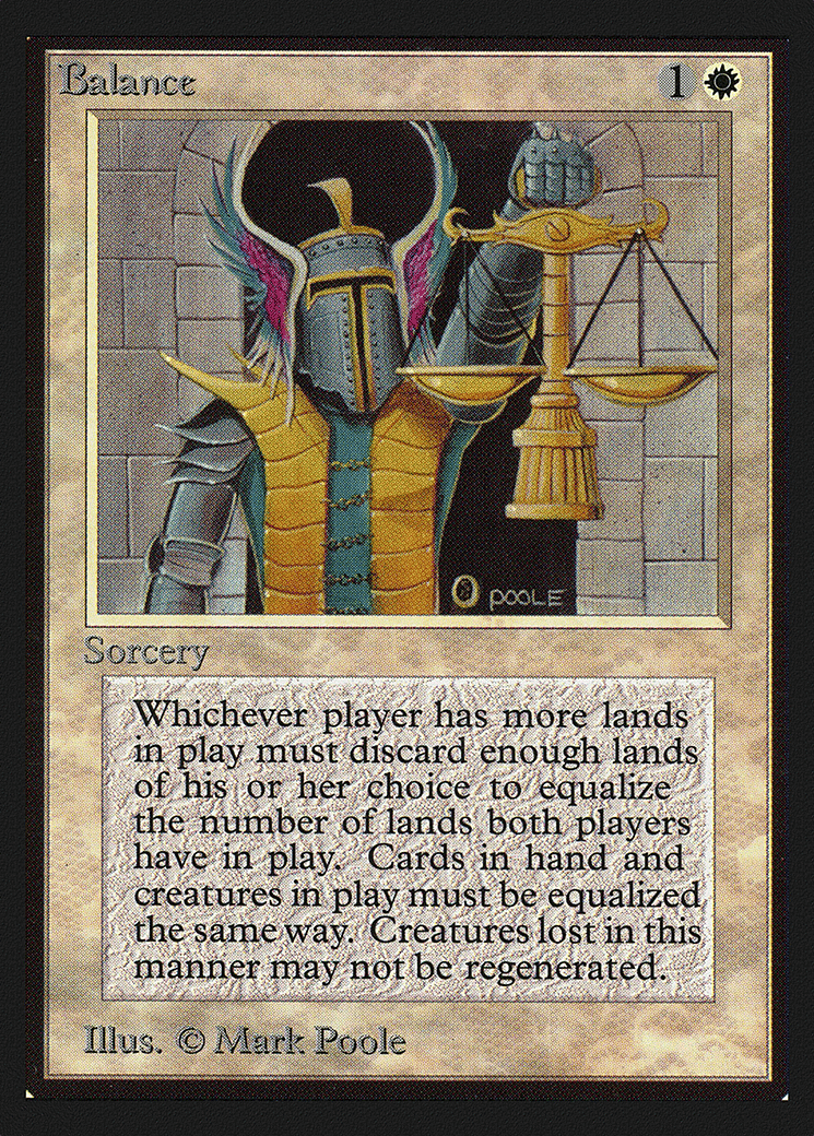 Balance — Collectors' Edition — Magic: The Gathering