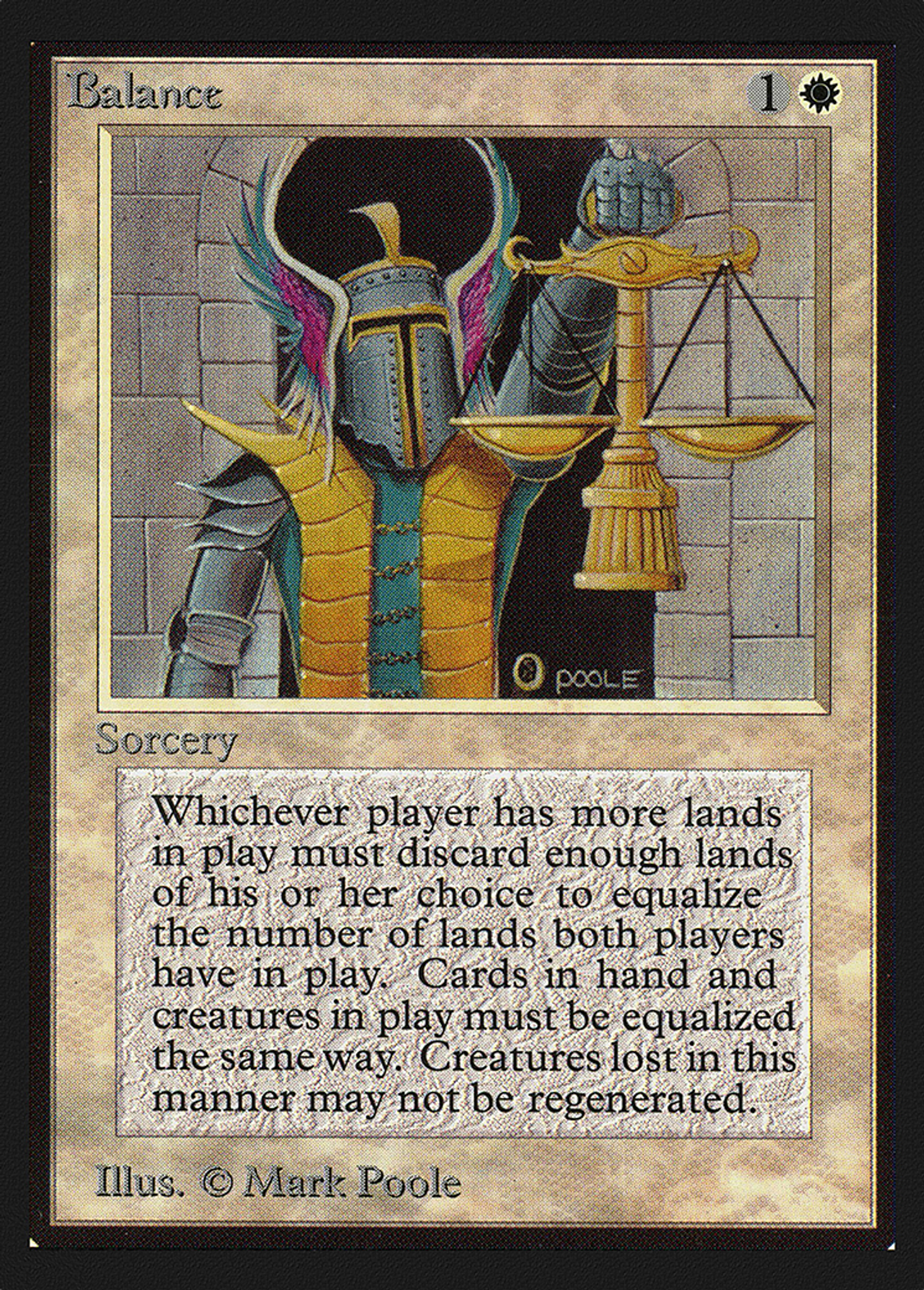 Balance — Collectors' Edition — Magic: The Gathering