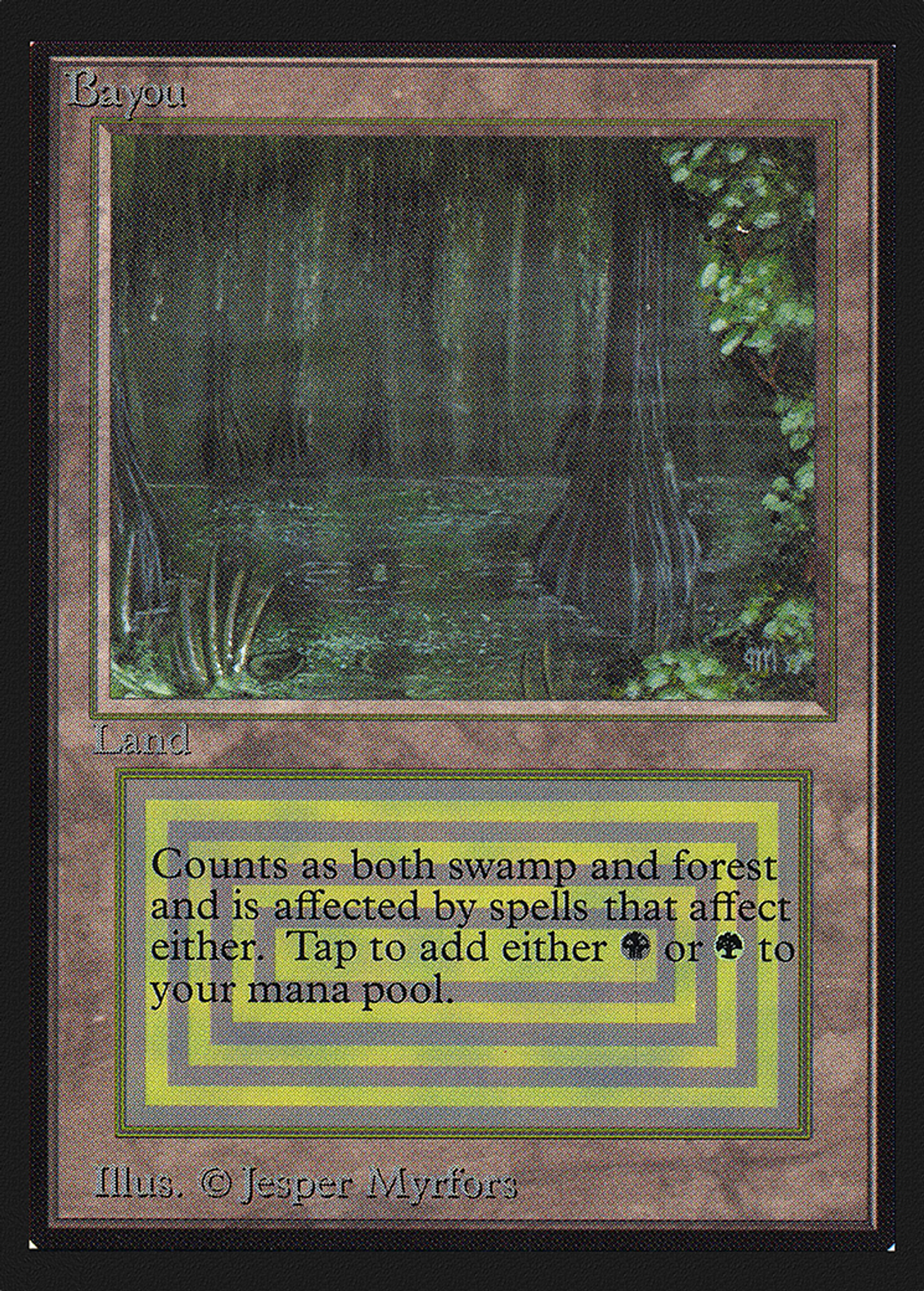 Bayou — Collectors' Edition — Magic: The Gathering