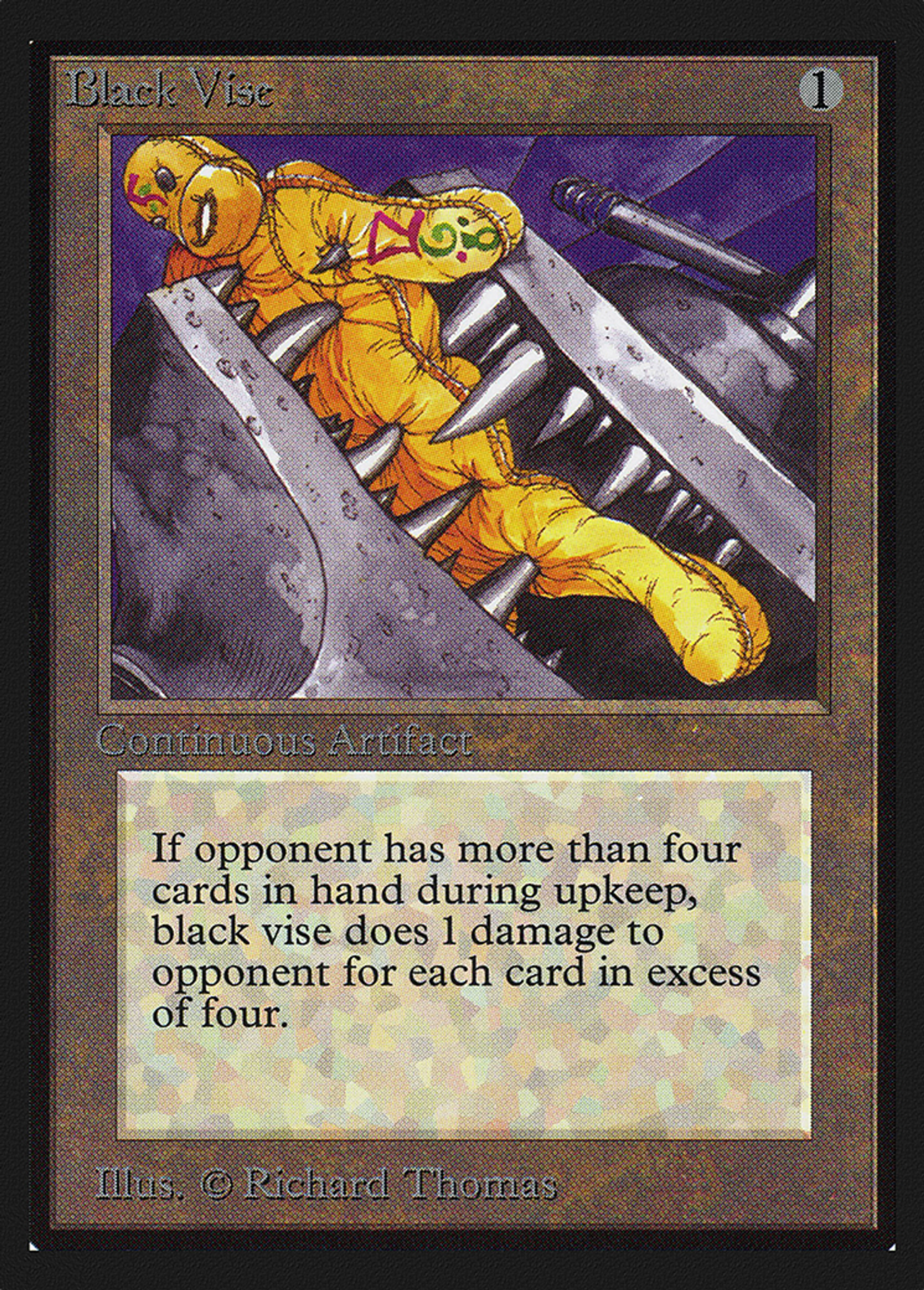 Black Vise — Collectors' Edition — Magic: The Gathering