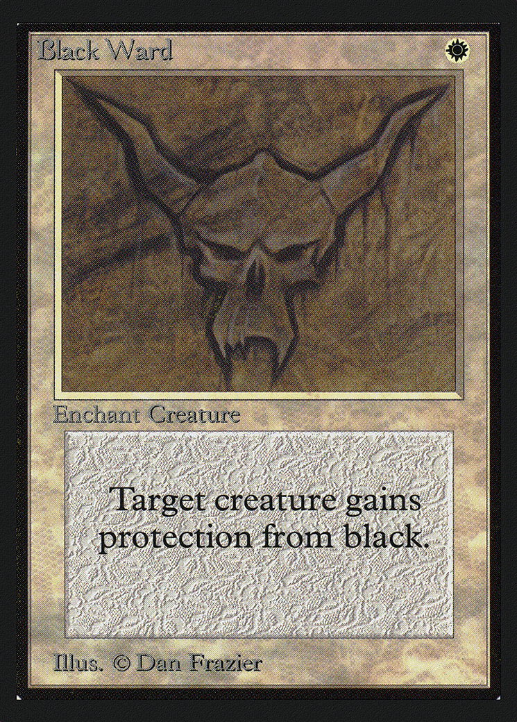 Black Ward — Collectors' Edition — Magic: The Gathering