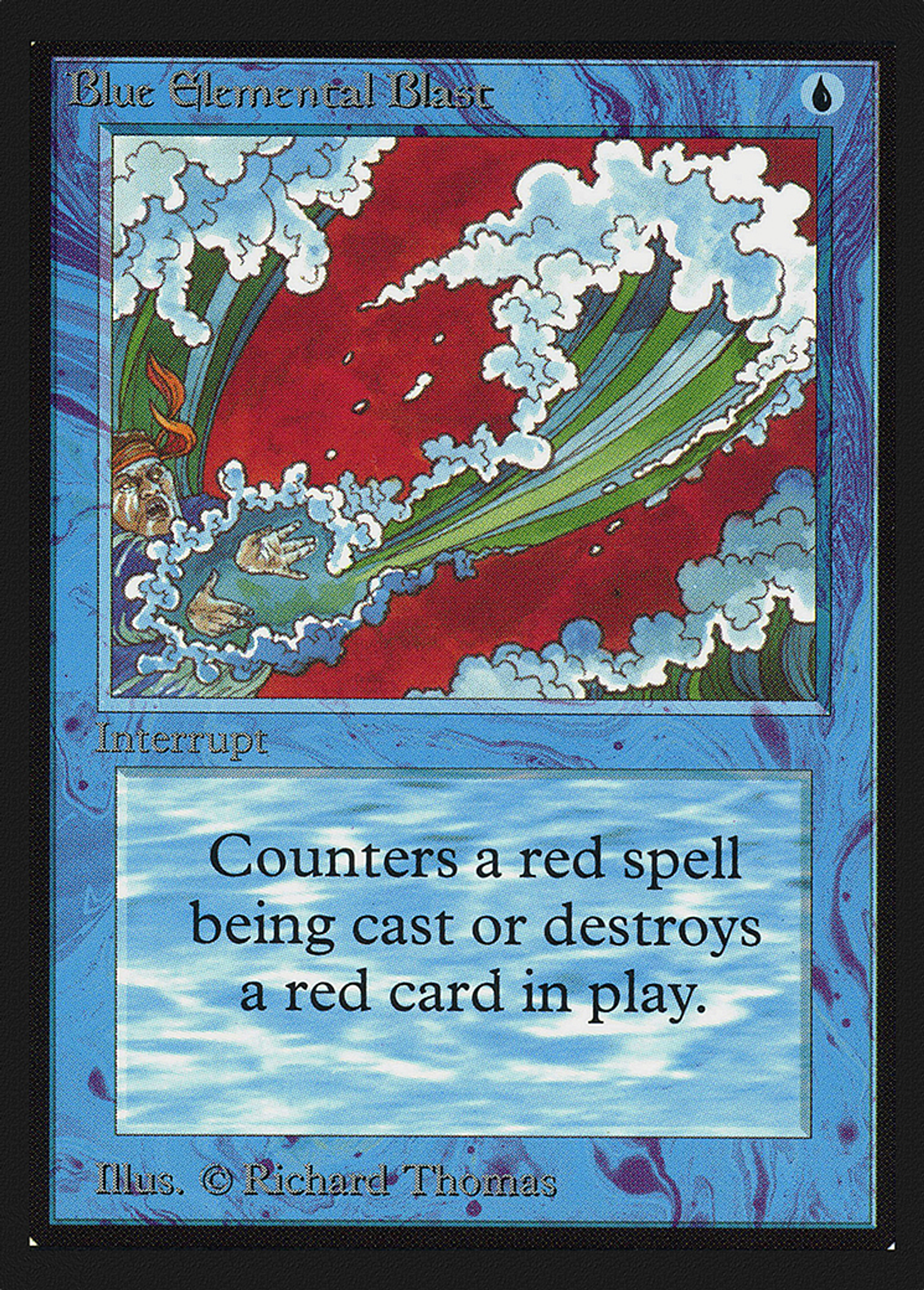Salve élémentaire bleue — Collectors' Edition — Magic: The Gathering