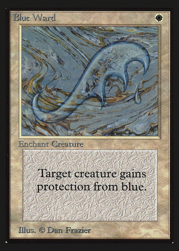 Blue Ward — Collectors' Edition — Magic: The Gathering