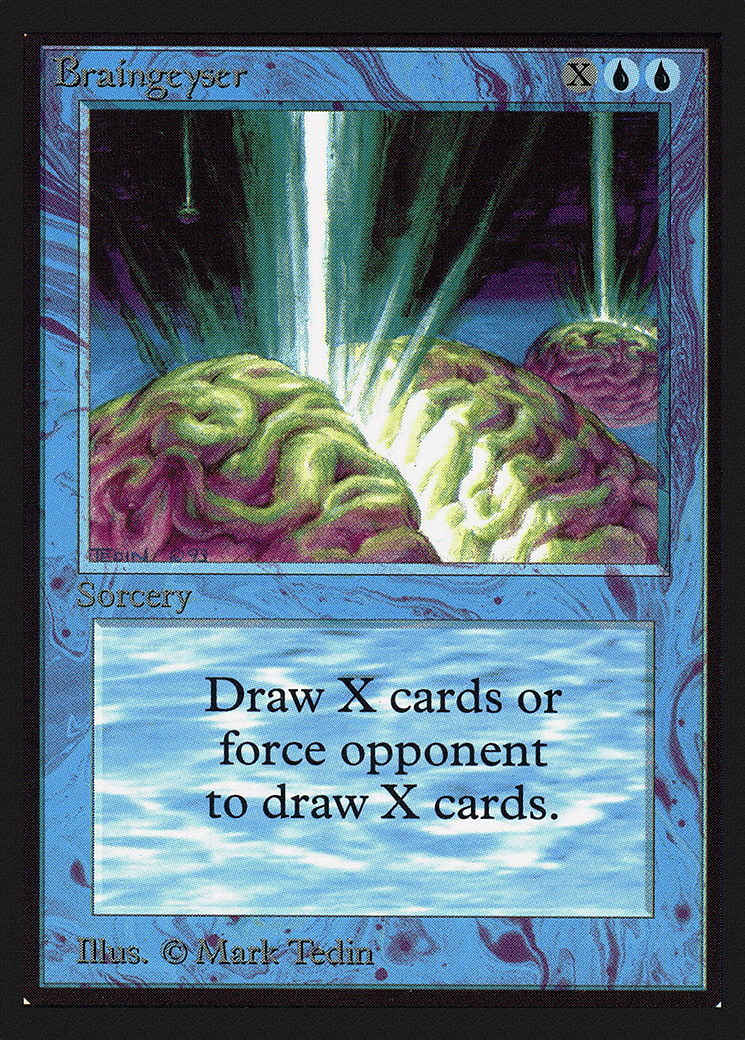 Braingeyser — Collectors' Edition — Magic: The Gathering