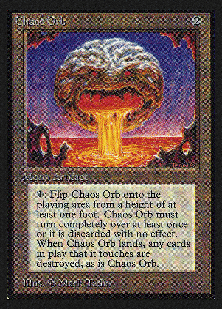 Chaos Orb — Collectors' Edition — Magic: The Gathering