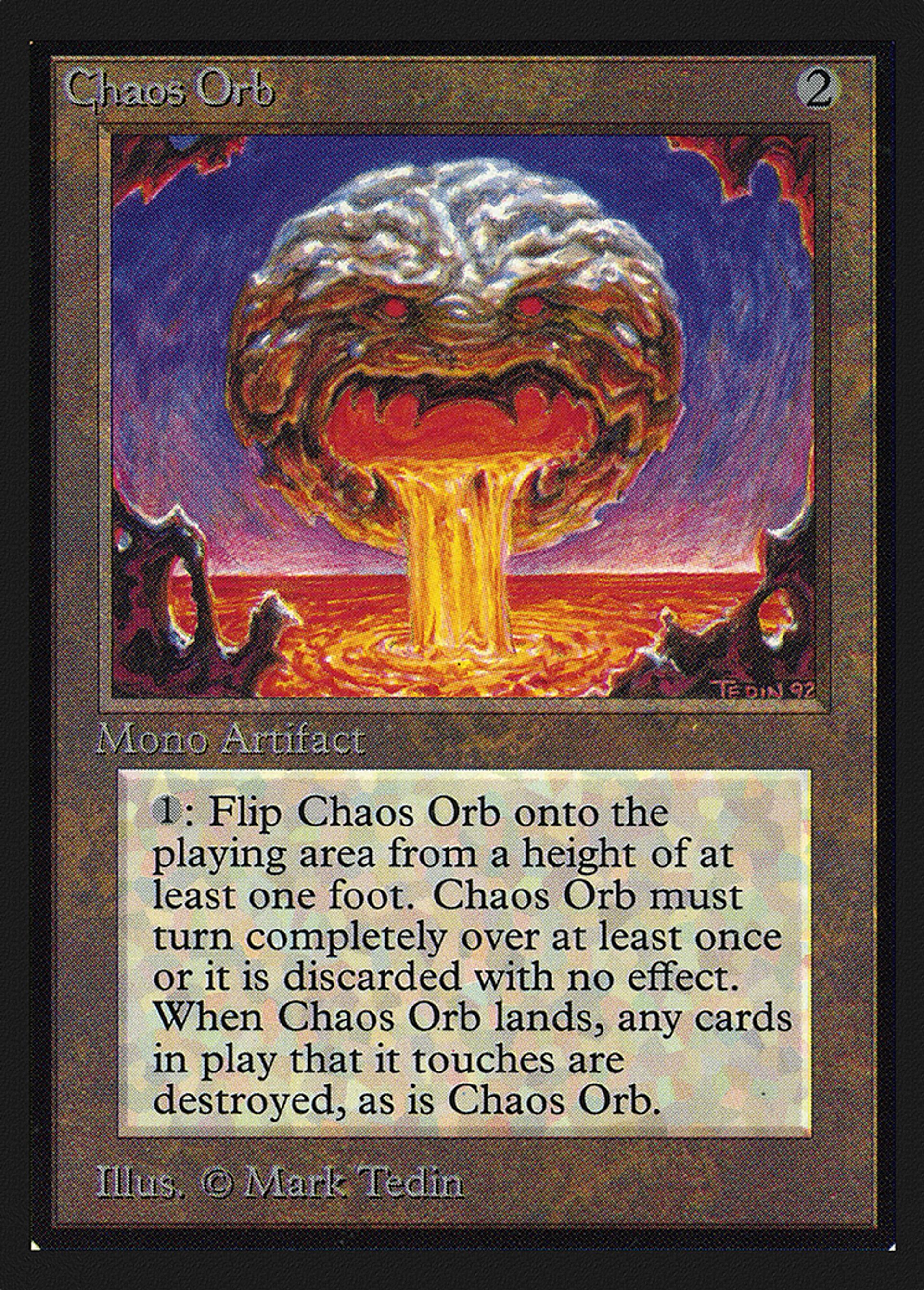 Chaos Orb — Collectors' Edition — Magic: The Gathering