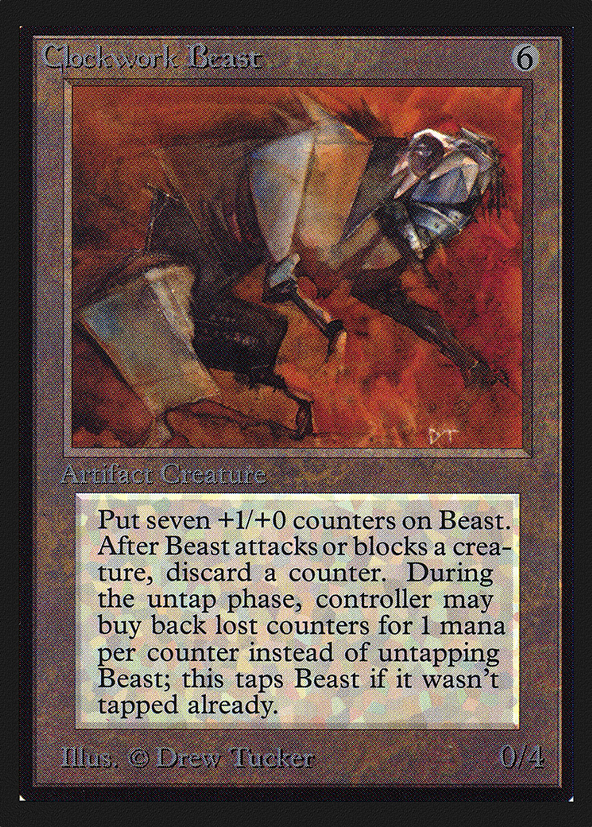 Clockwork Beast — Collectors' Edition — Magic: The Gathering