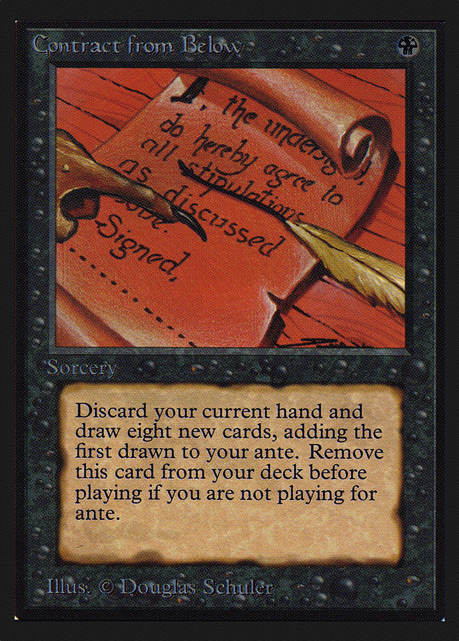 Contrat avec les enfers — Collectors' Edition — Magic: The Gathering