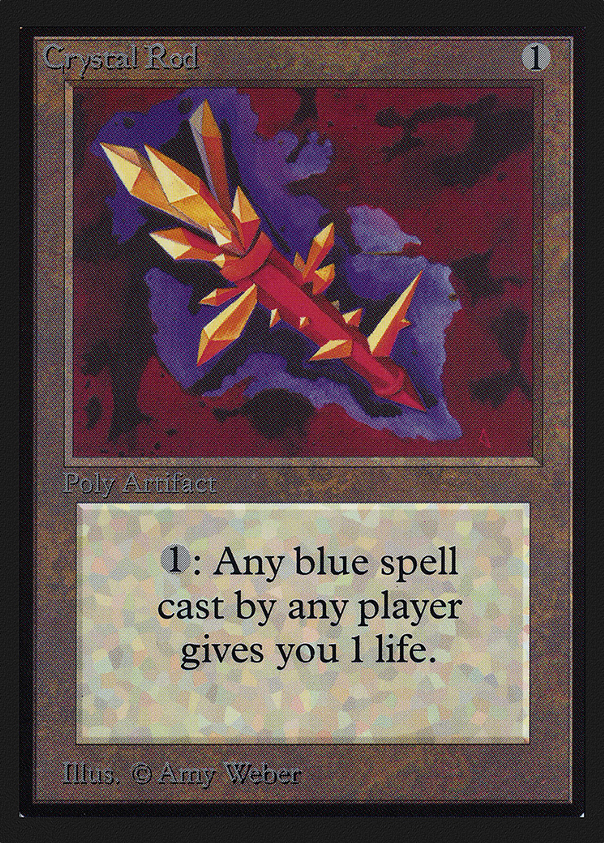 Crystal Rod — Collectors' Edition — Magic: The Gathering