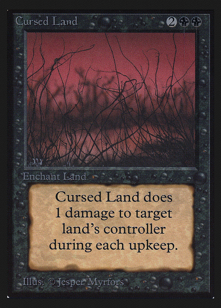 Cursed Land — Collectors' Edition — Magic: The Gathering