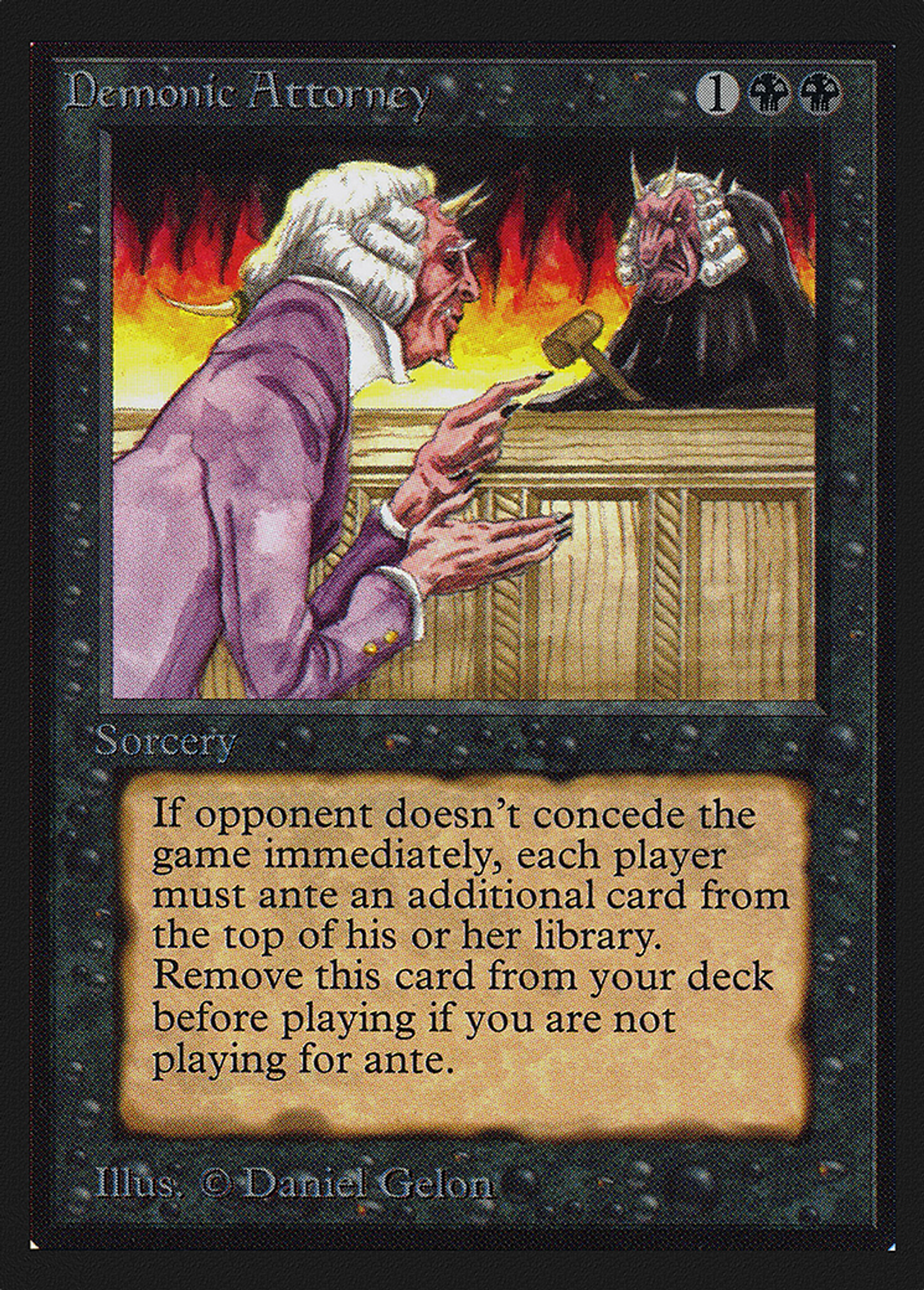 Avocat diabolique — Collectors' Edition — Magic: The Gathering