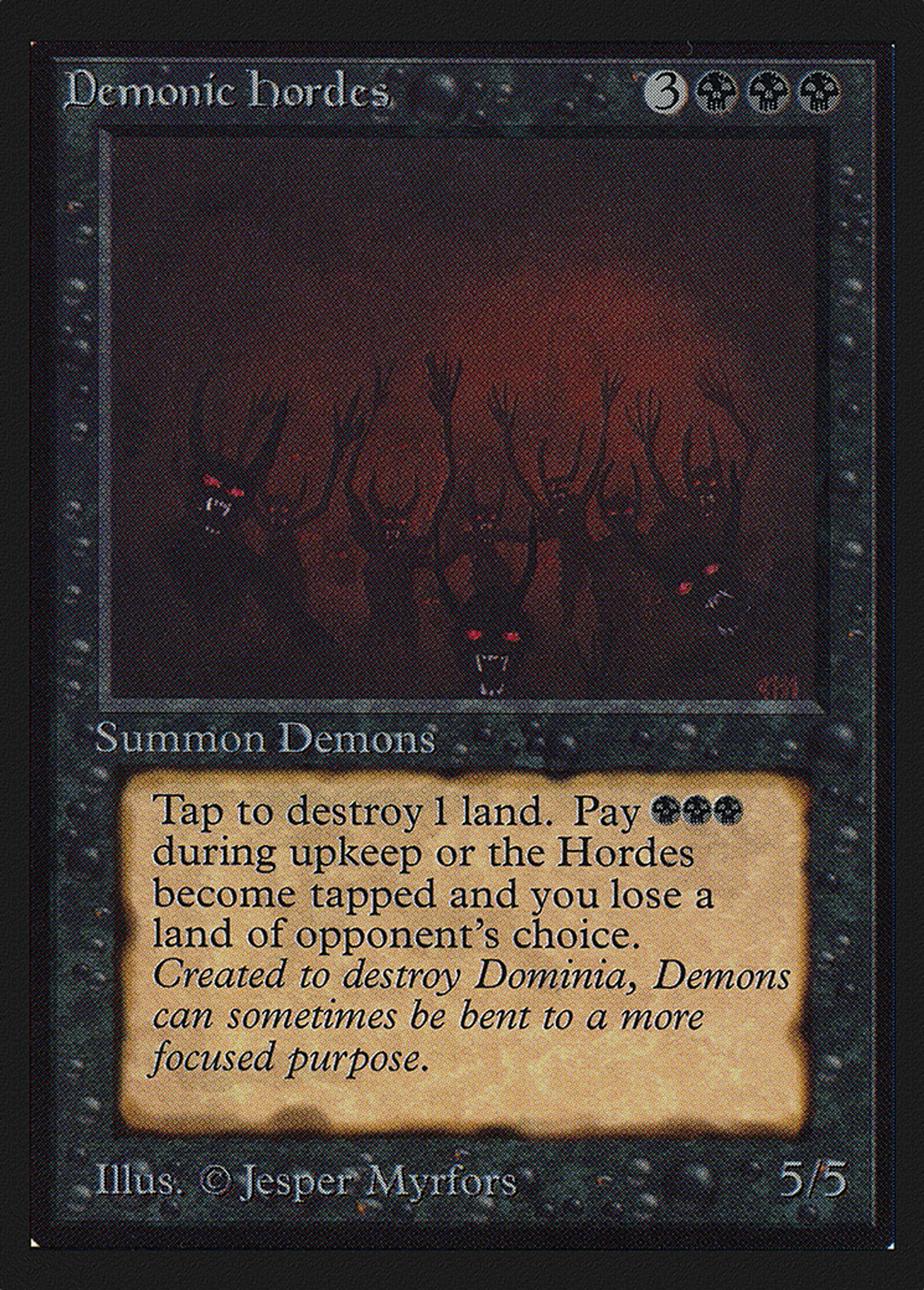 Hordes démoniaques — Collectors' Edition — Magic: The Gathering