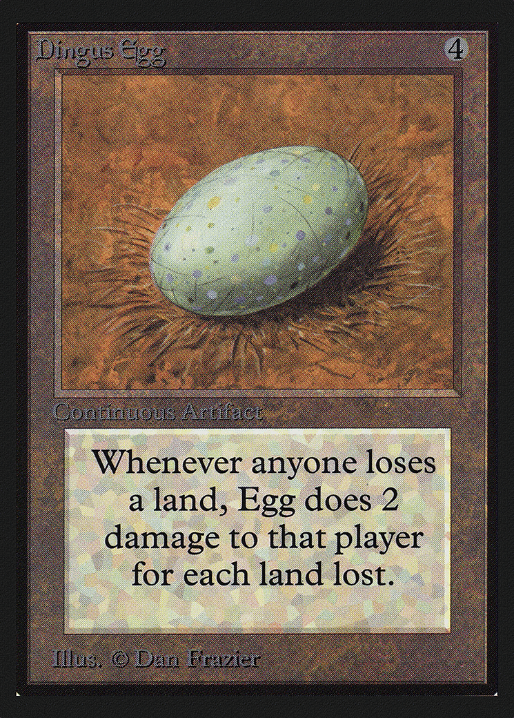 Dingus Egg — Collectors' Edition — Magic: The Gathering