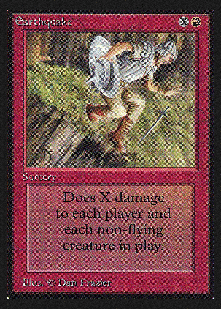 Earthquake — Collectors' Edition — Magic: The Gathering
