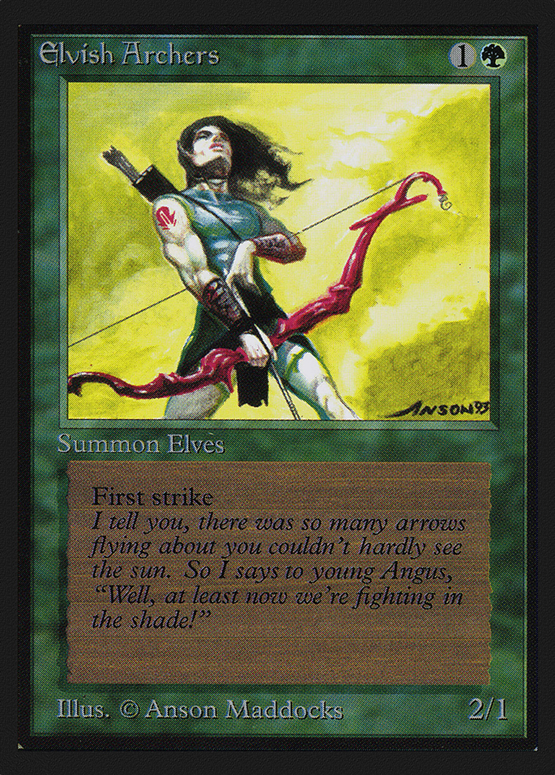 Archers elfes — Collectors' Edition — Magic: The Gathering