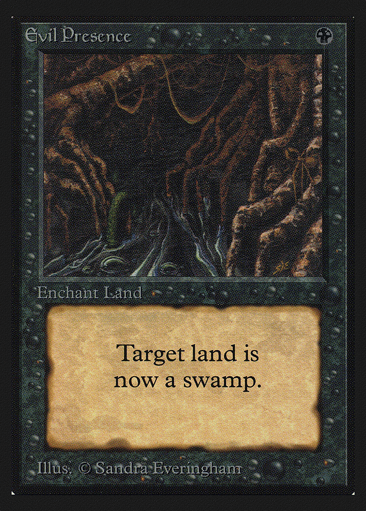 Evil Presence — Collectors' Edition — Magic: The Gathering