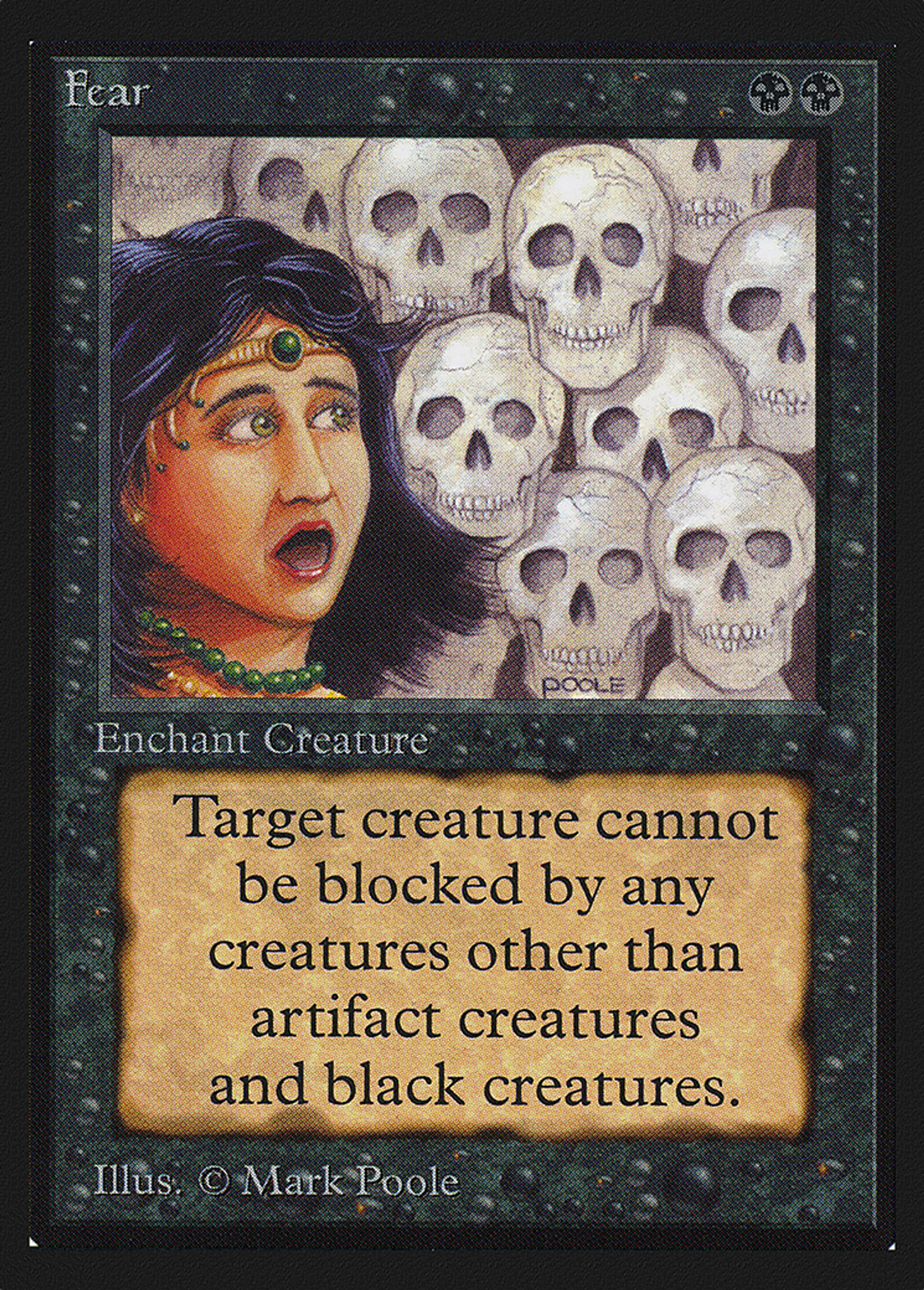 Peur — Collectors' Edition — Magic: The Gathering