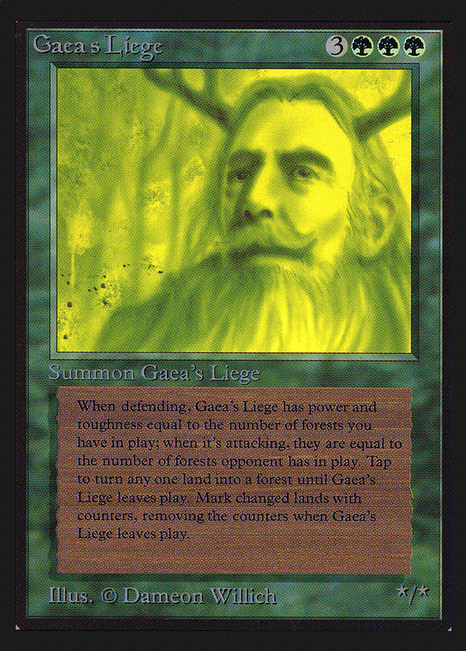 Gaea's Liege — Collectors' Edition — Magic: The Gathering
