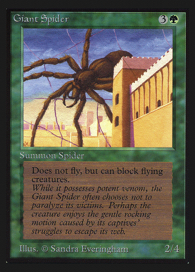 Giant Spider — Collectors' Edition — Magic: The Gathering