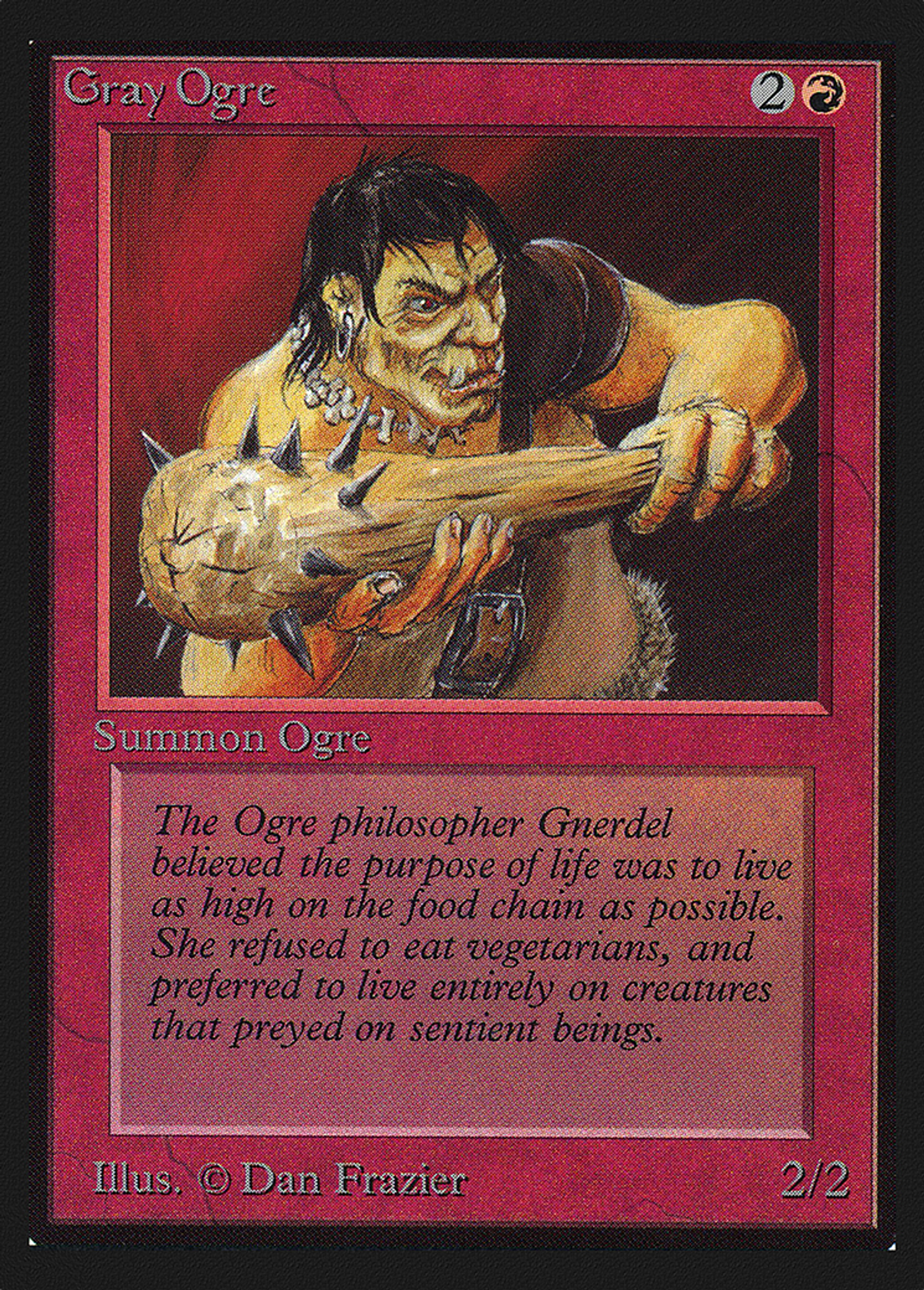 Gray Ogre — Collectors' Edition — Magic: The Gathering
