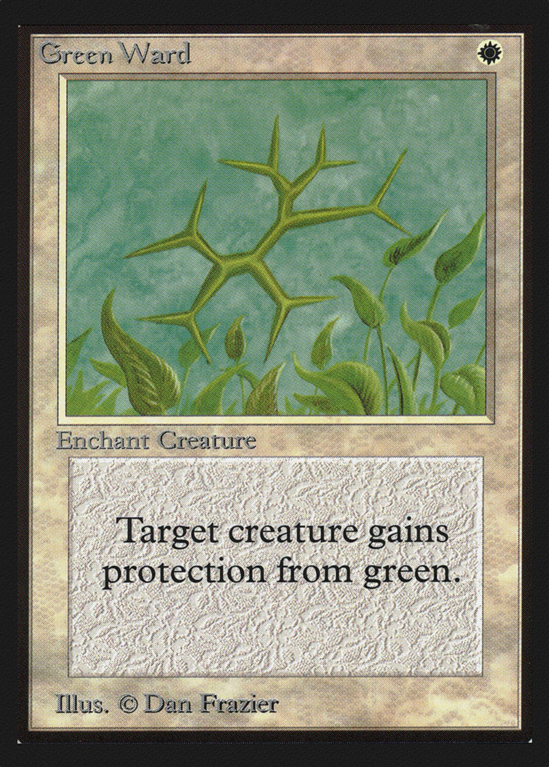 Green Ward — Collectors' Edition — Magic: The Gathering
