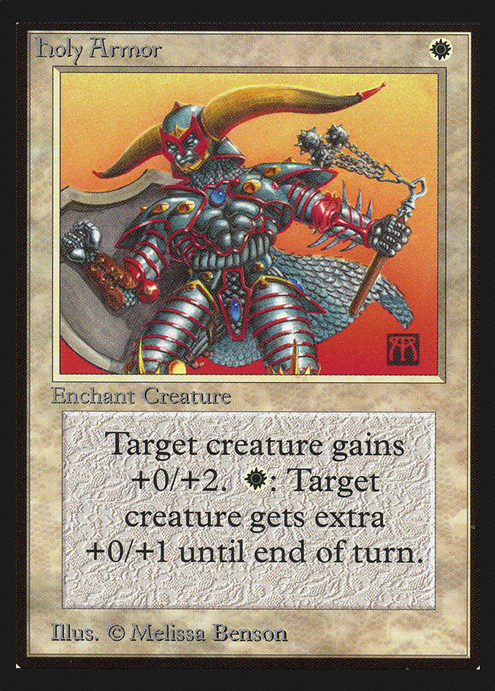 Holy Armor — Collectors' Edition — Magic: The Gathering