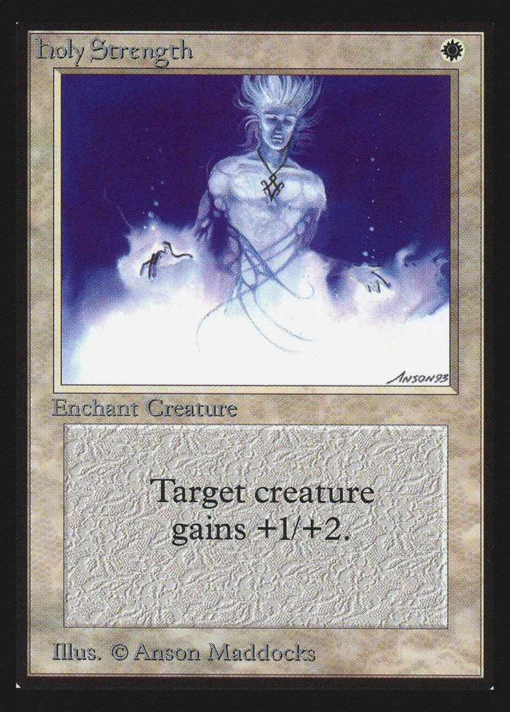 Holy Strength — Collectors' Edition — Magic: The Gathering