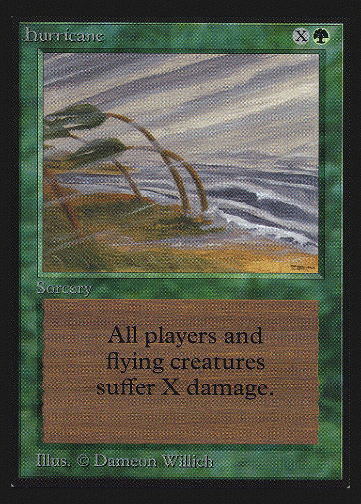 Hurricane — Collectors' Edition — Magic: The Gathering