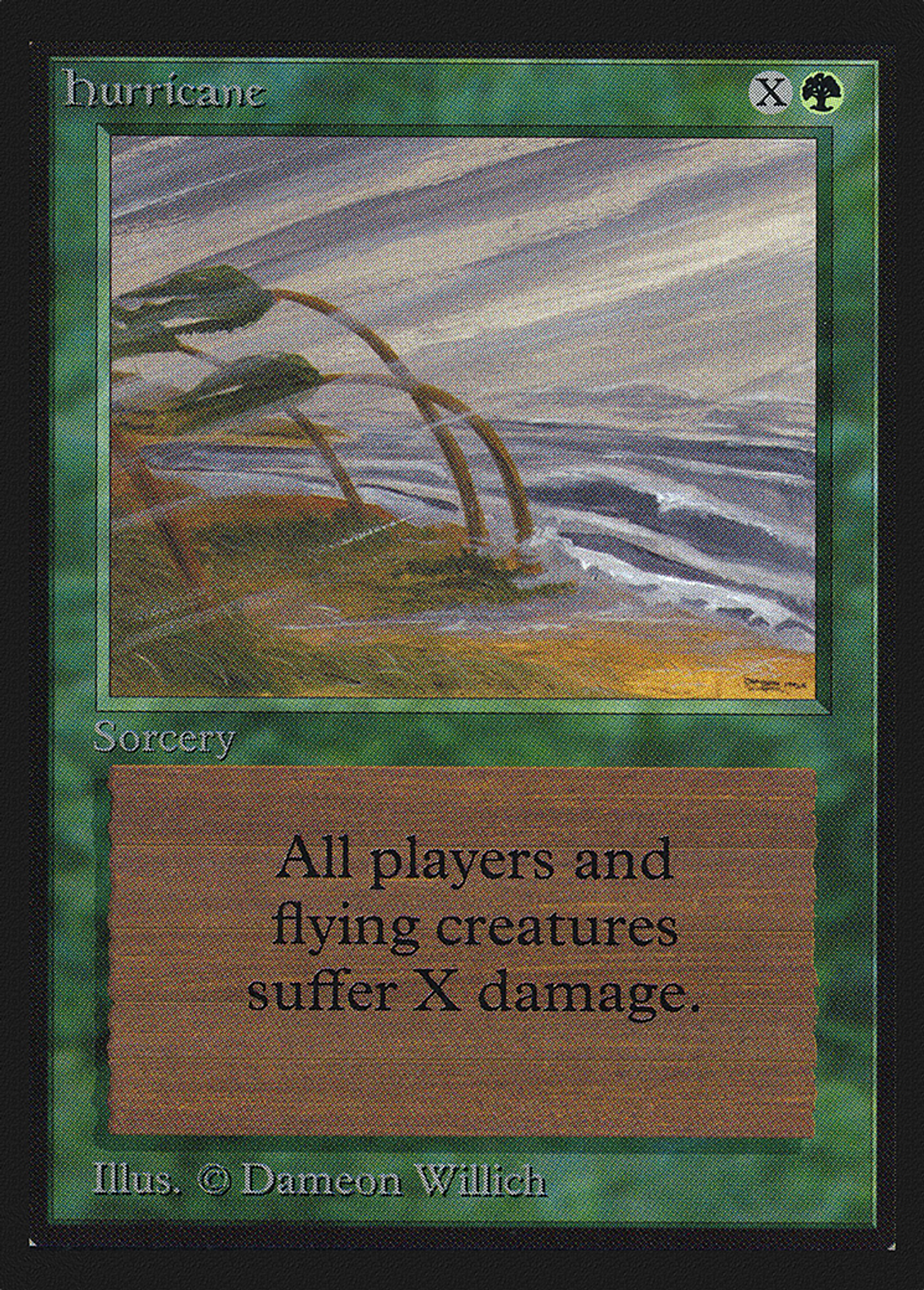 Hurricane — Collectors' Edition — Magic: The Gathering