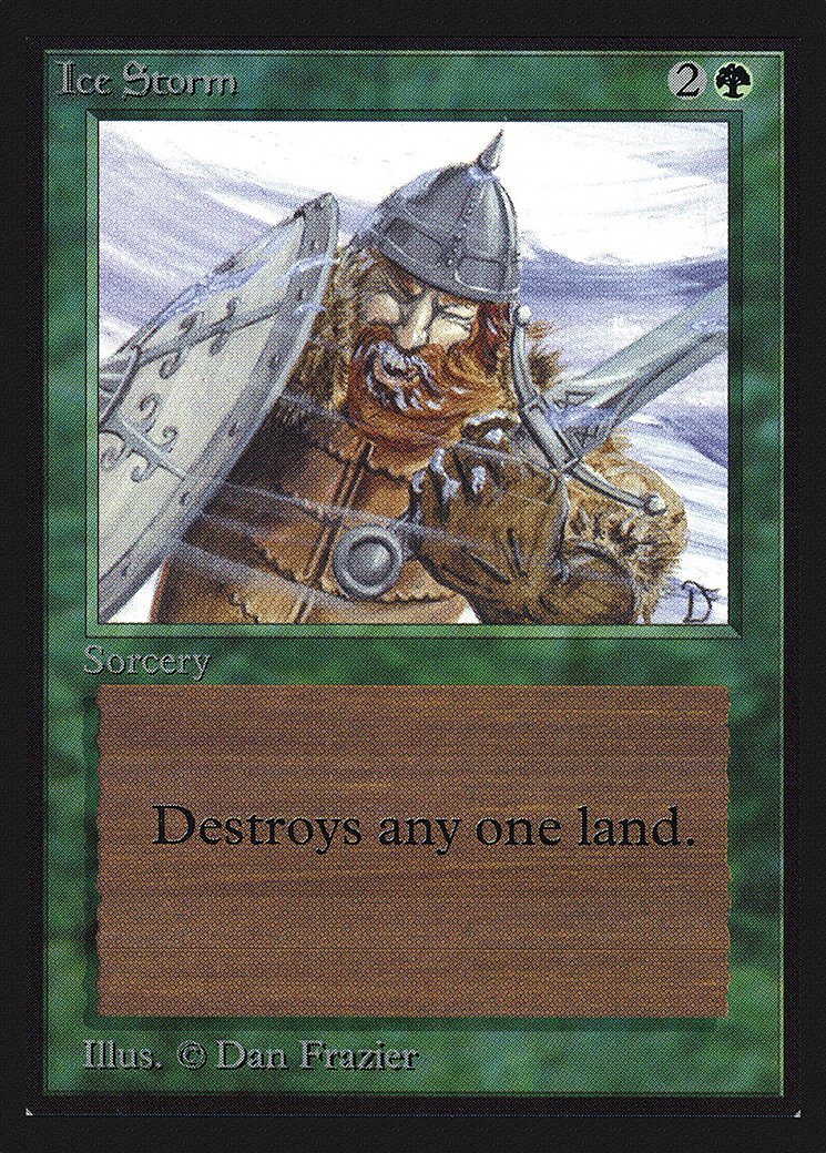 Ice Storm — Collectors' Edition — Magic: The Gathering