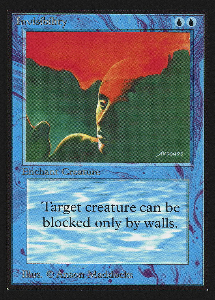 Invisibility — Collectors' Edition — Magic: The Gathering