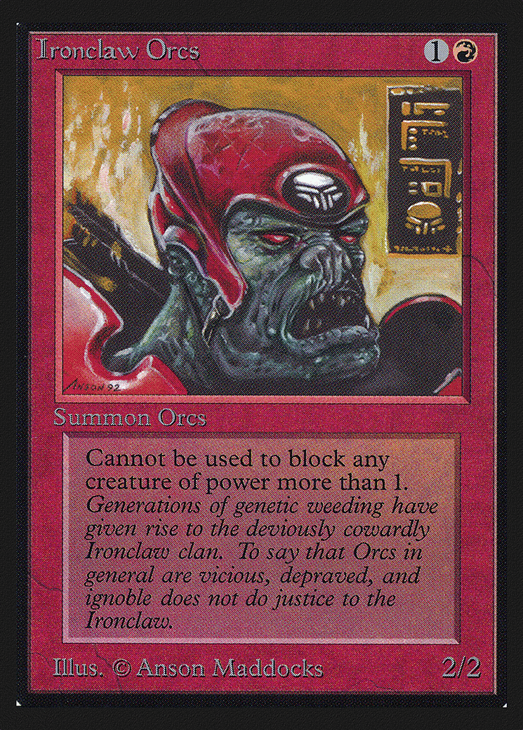 Ironclaw Orcs — Collectors' Edition — Magic: The Gathering