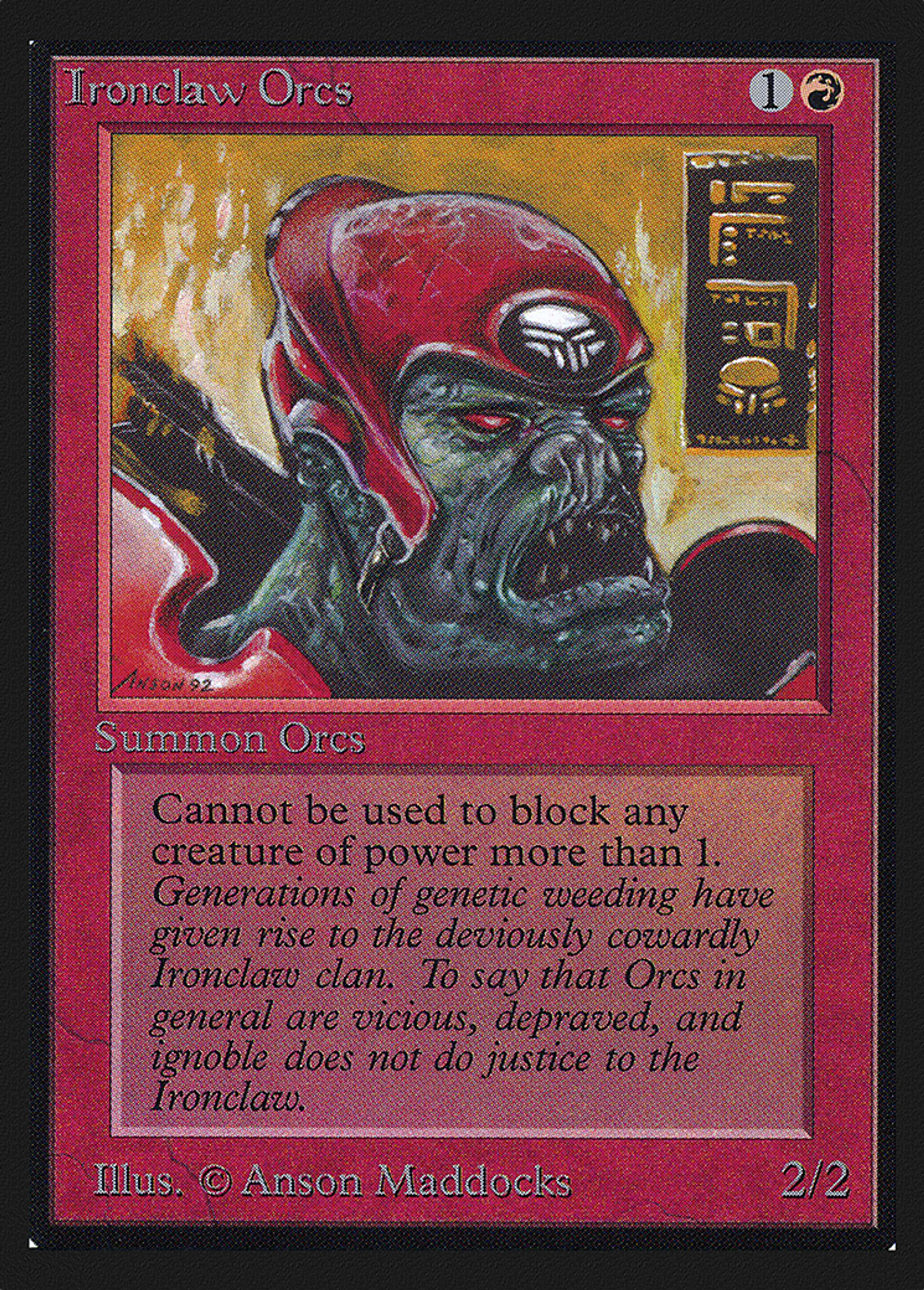 Ironclaw Orcs — Collectors' Edition — Magic: The Gathering