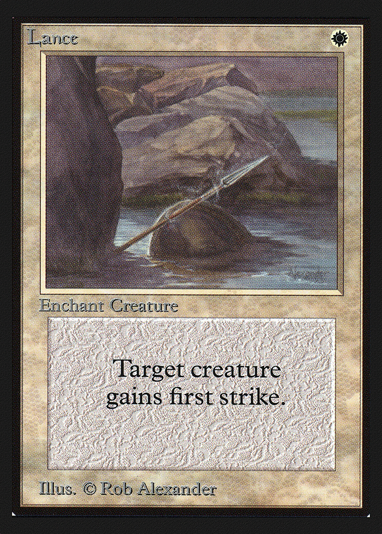 Lance — Collectors' Edition — Magic: The Gathering