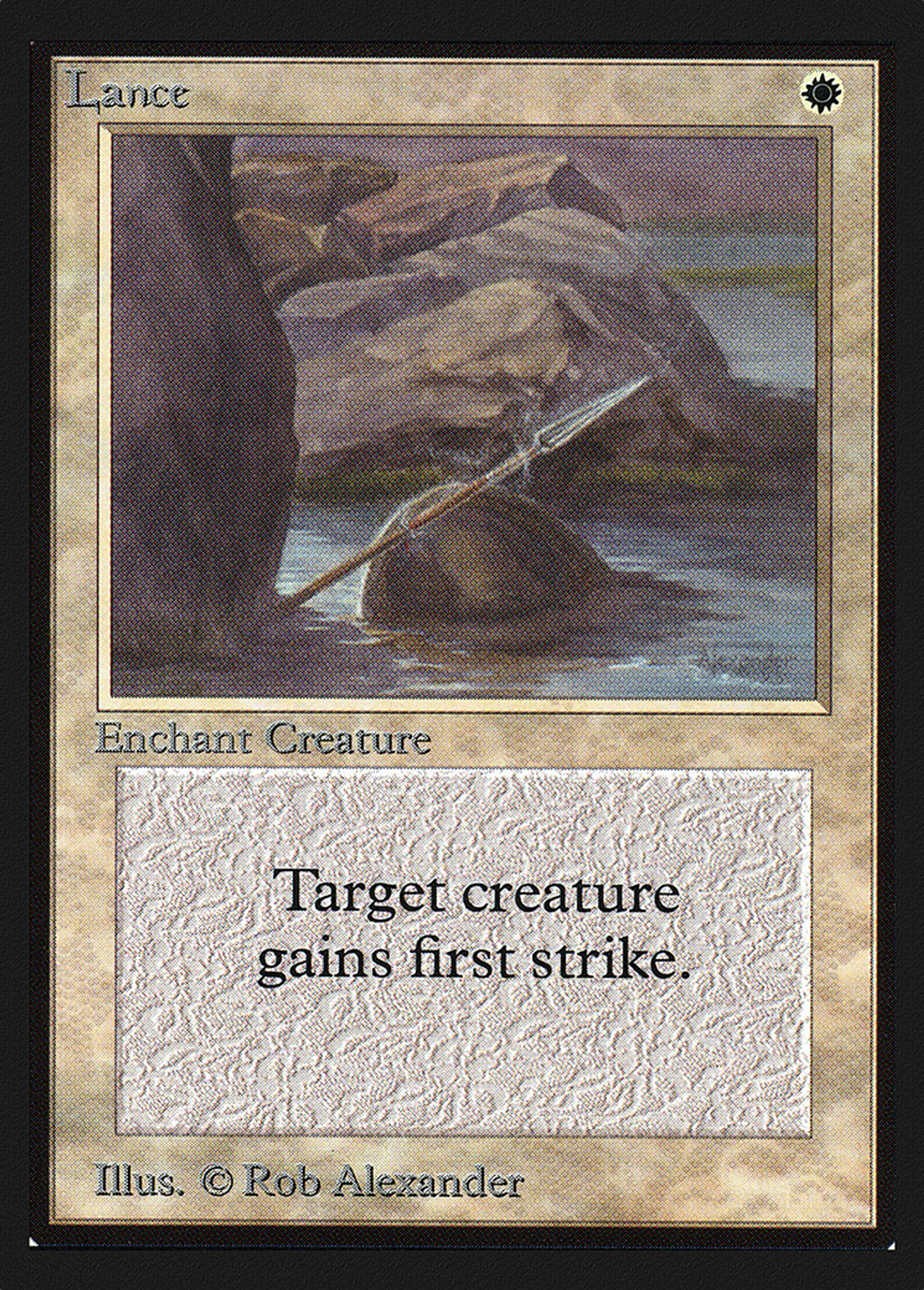 Lance — Collectors' Edition — Magic: The Gathering