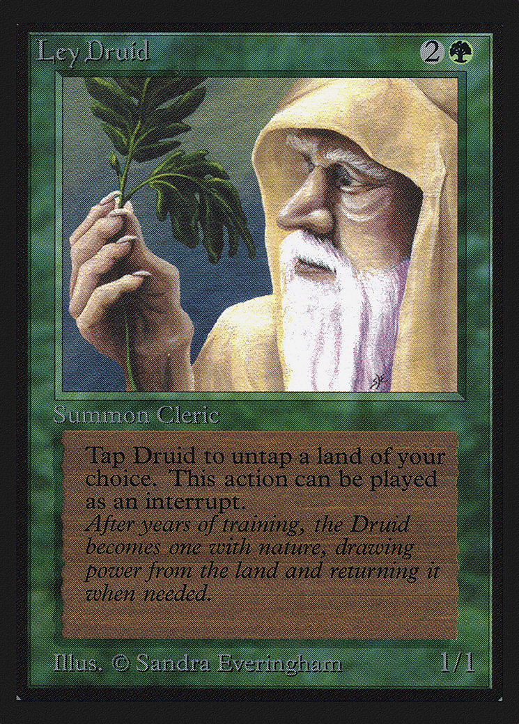 Ley Druid — Collectors' Edition — Magic: The Gathering