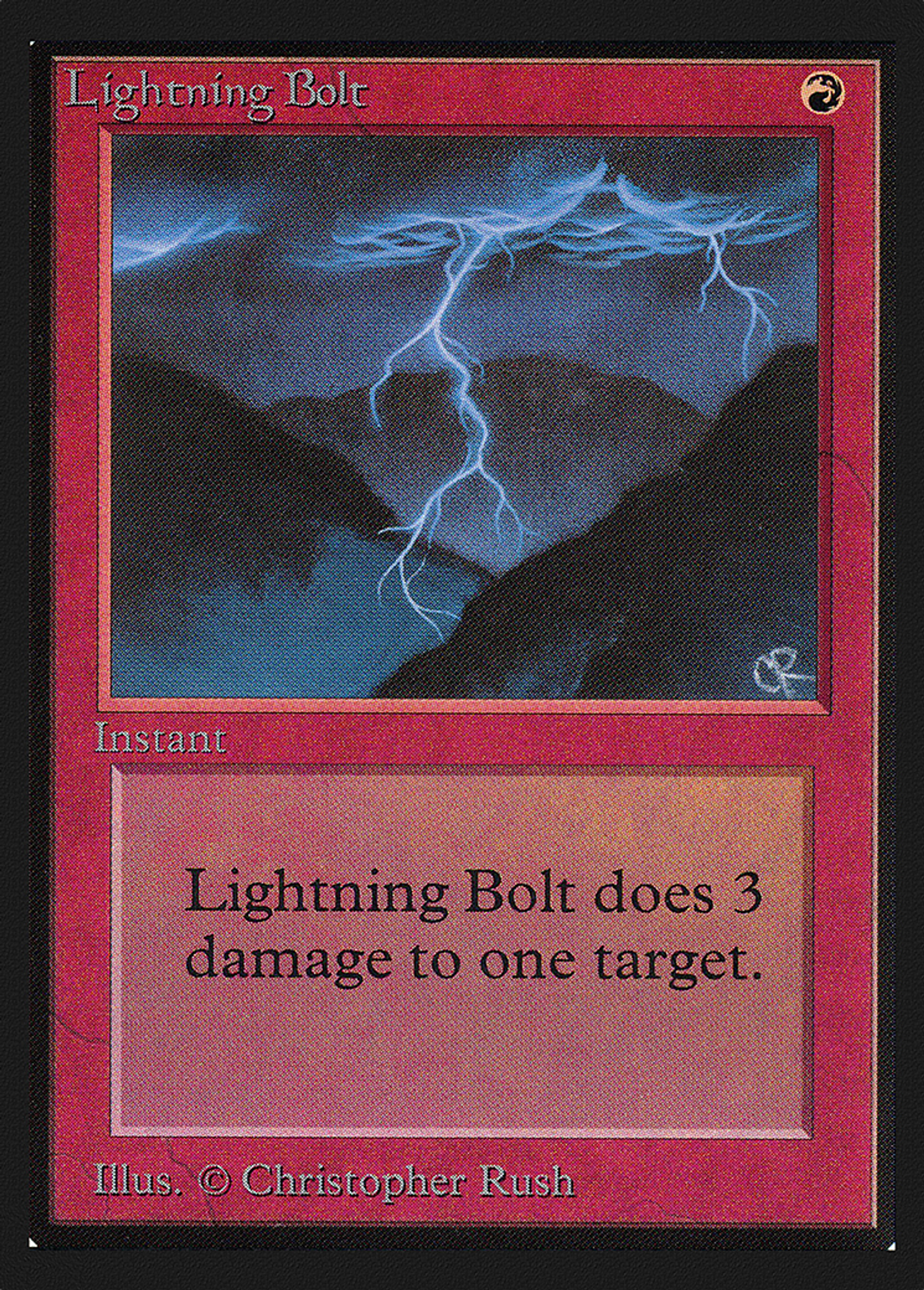 Lightning Bolt — Collectors' Edition — Magic: The Gathering