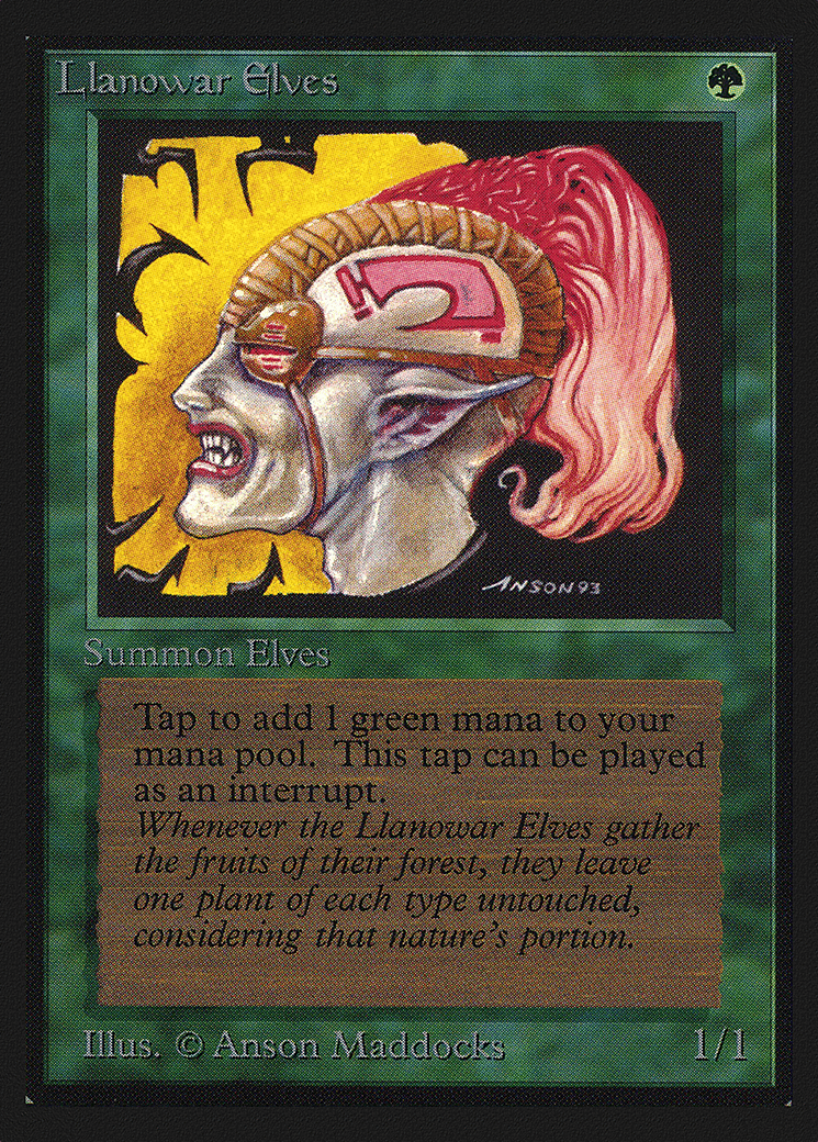 Llanowar Elves — Collectors' Edition — Magic: The Gathering