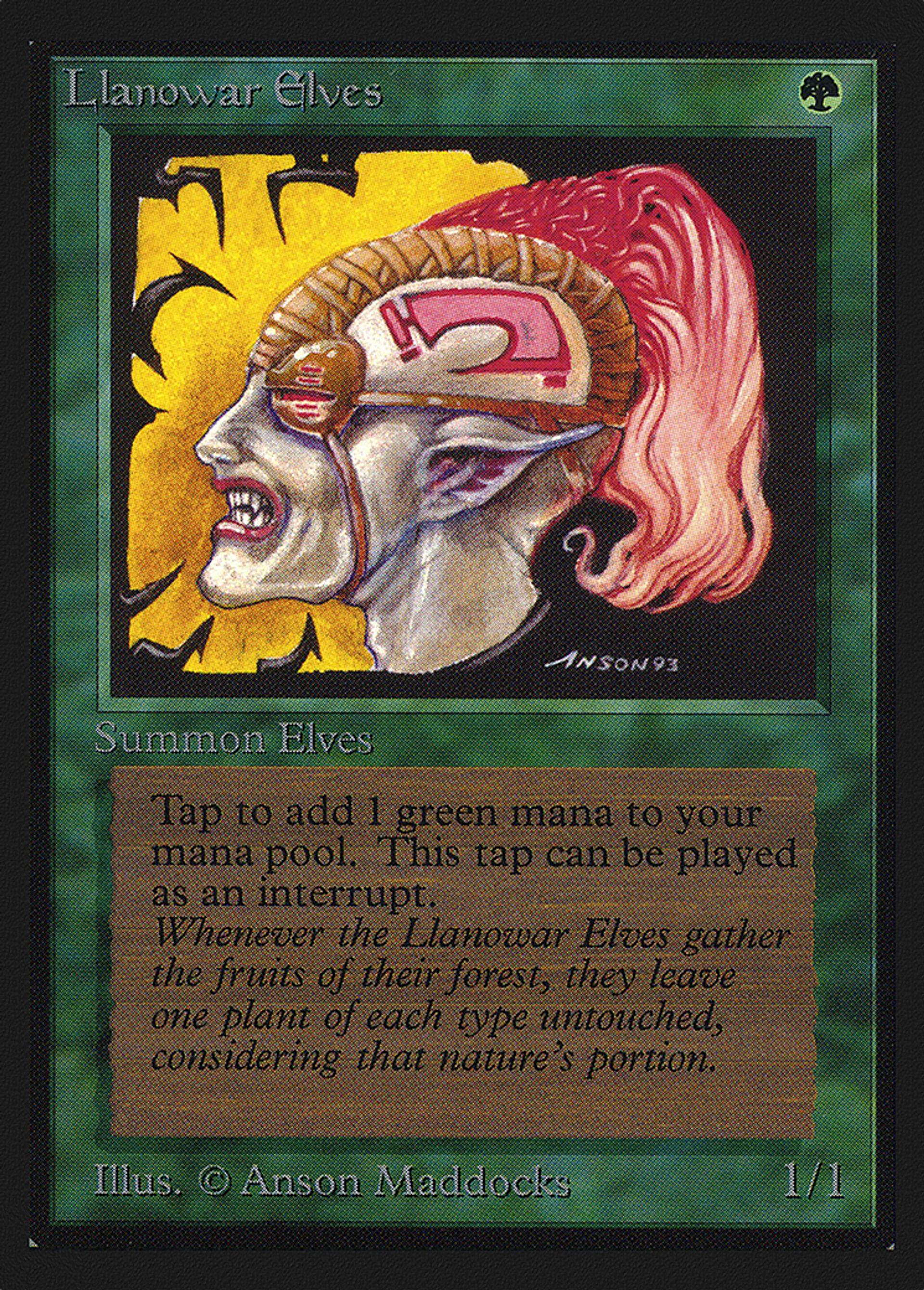 Llanowar Elves — Collectors' Edition — Magic: The Gathering