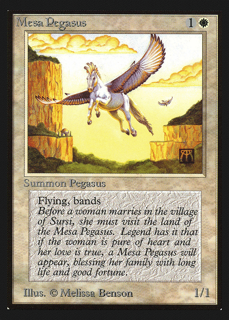 Mesa Pegasus — Collectors' Edition — Magic: The Gathering